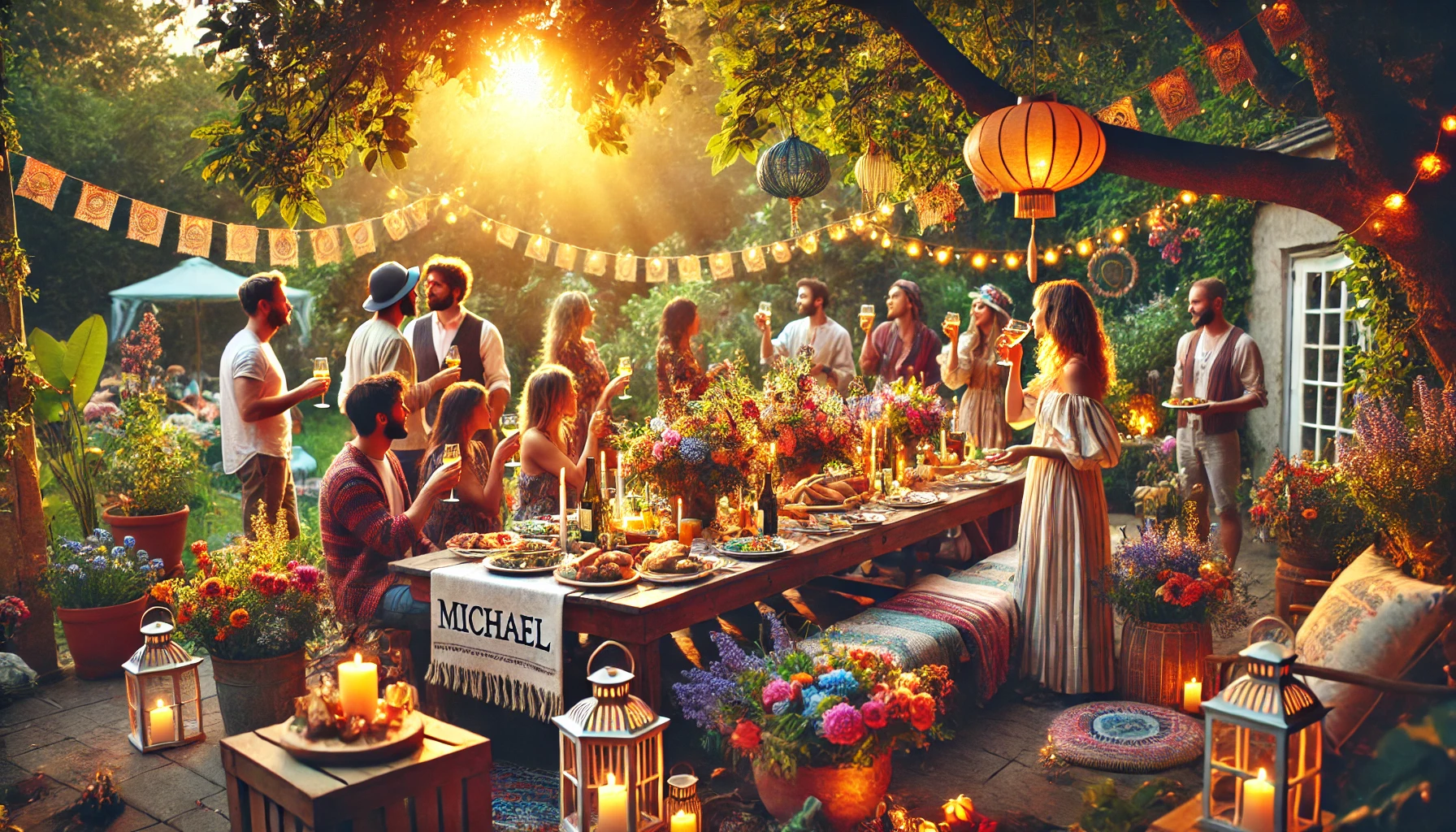 Celebration of name day and name - Michael