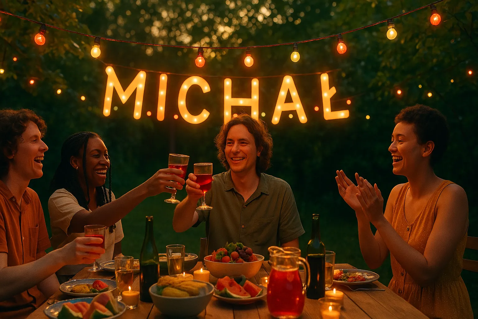Celebration of name day and name - Michał