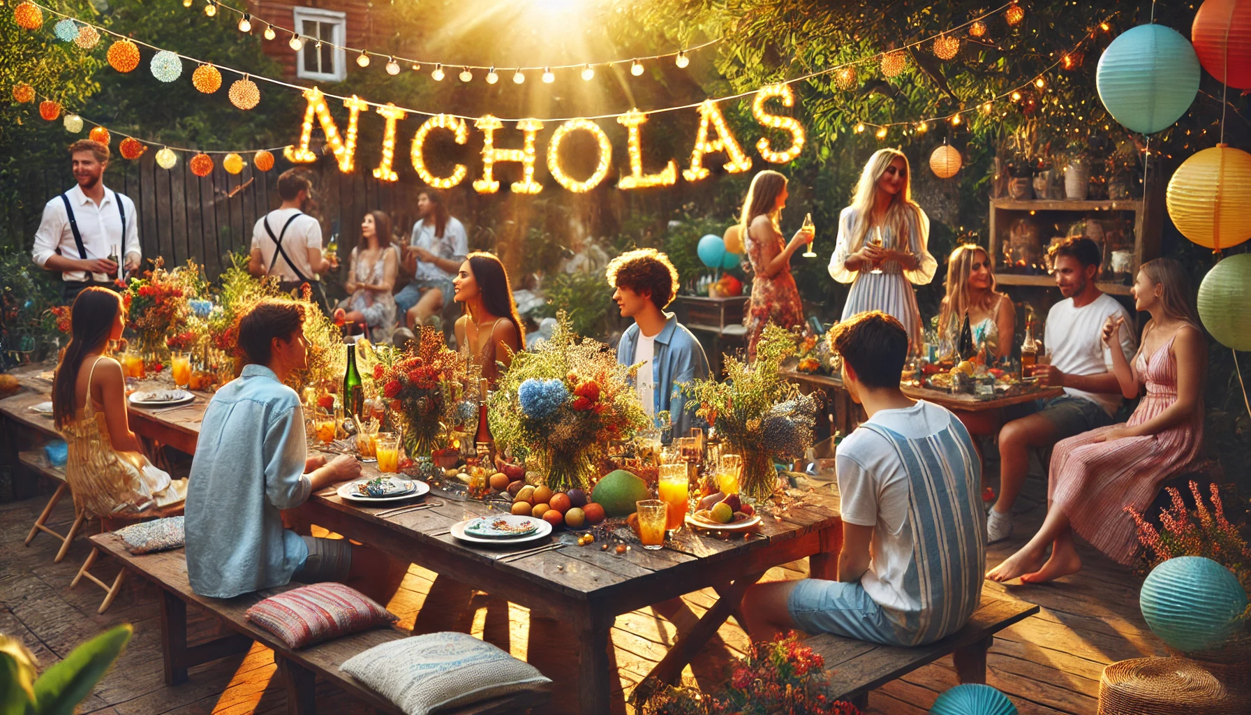 Celebration of name day and name - Nicholas