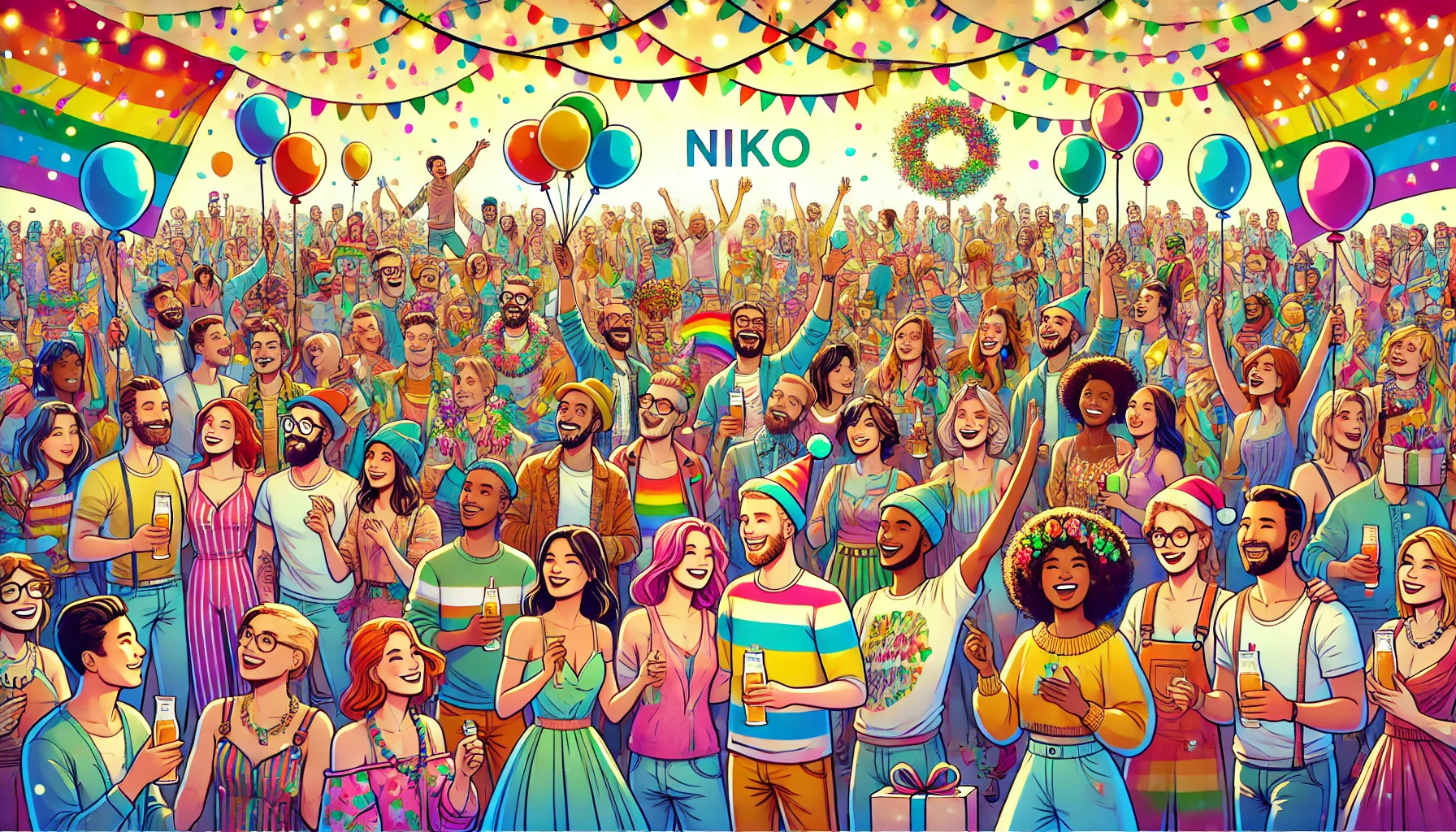 Celebration of name day and name - Niko