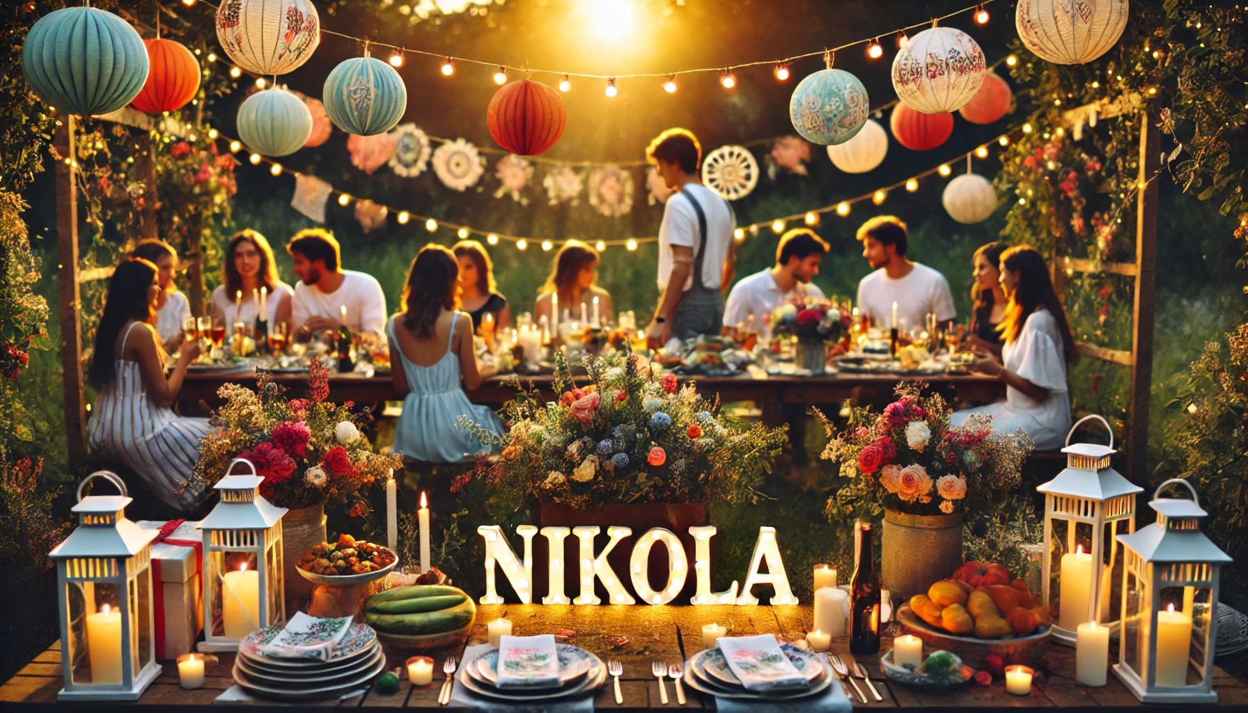 Celebration of name day and name - Nikola
