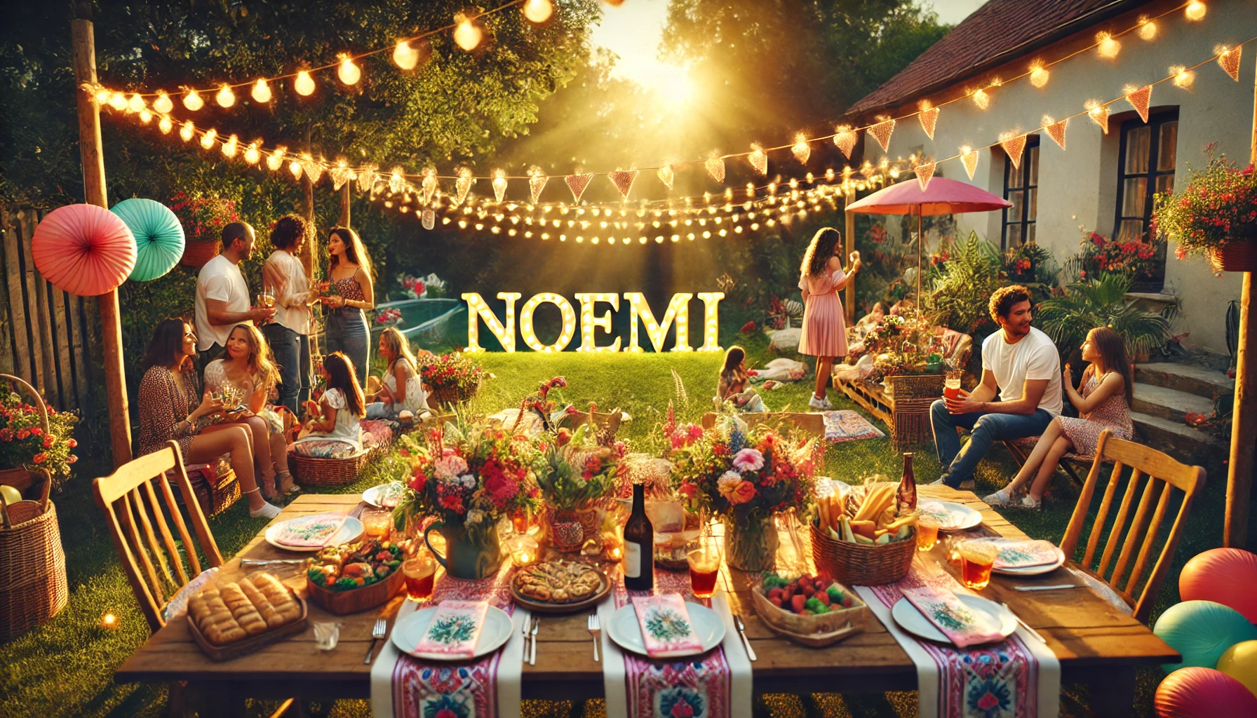 Oslava menín a mien - Noemi
