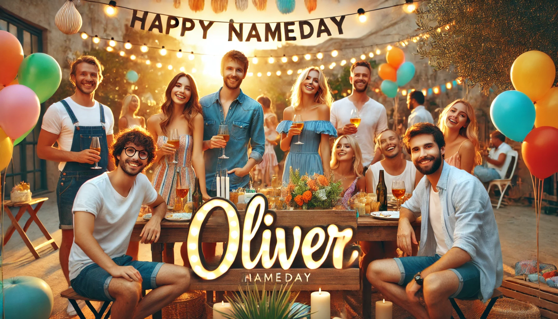 Névnap és név megünneplése - Oliver