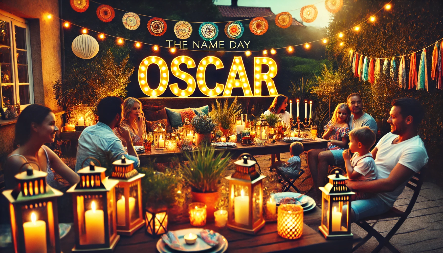 Celebration of name day and name - Oscar