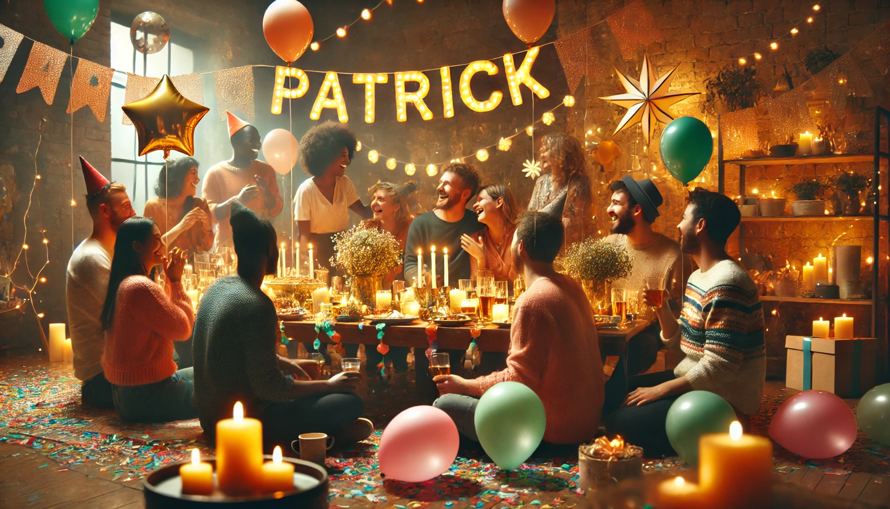 Celebration of name day and name - Patrick