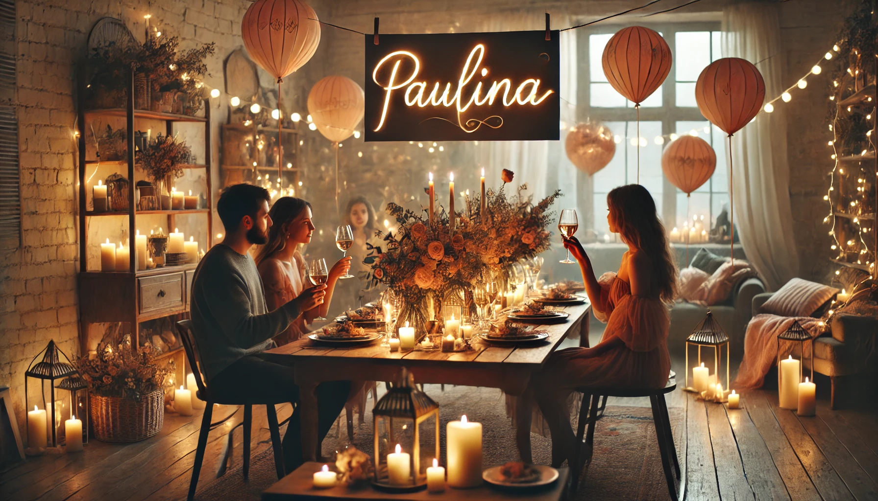 Celebration of name day and name - Paulina