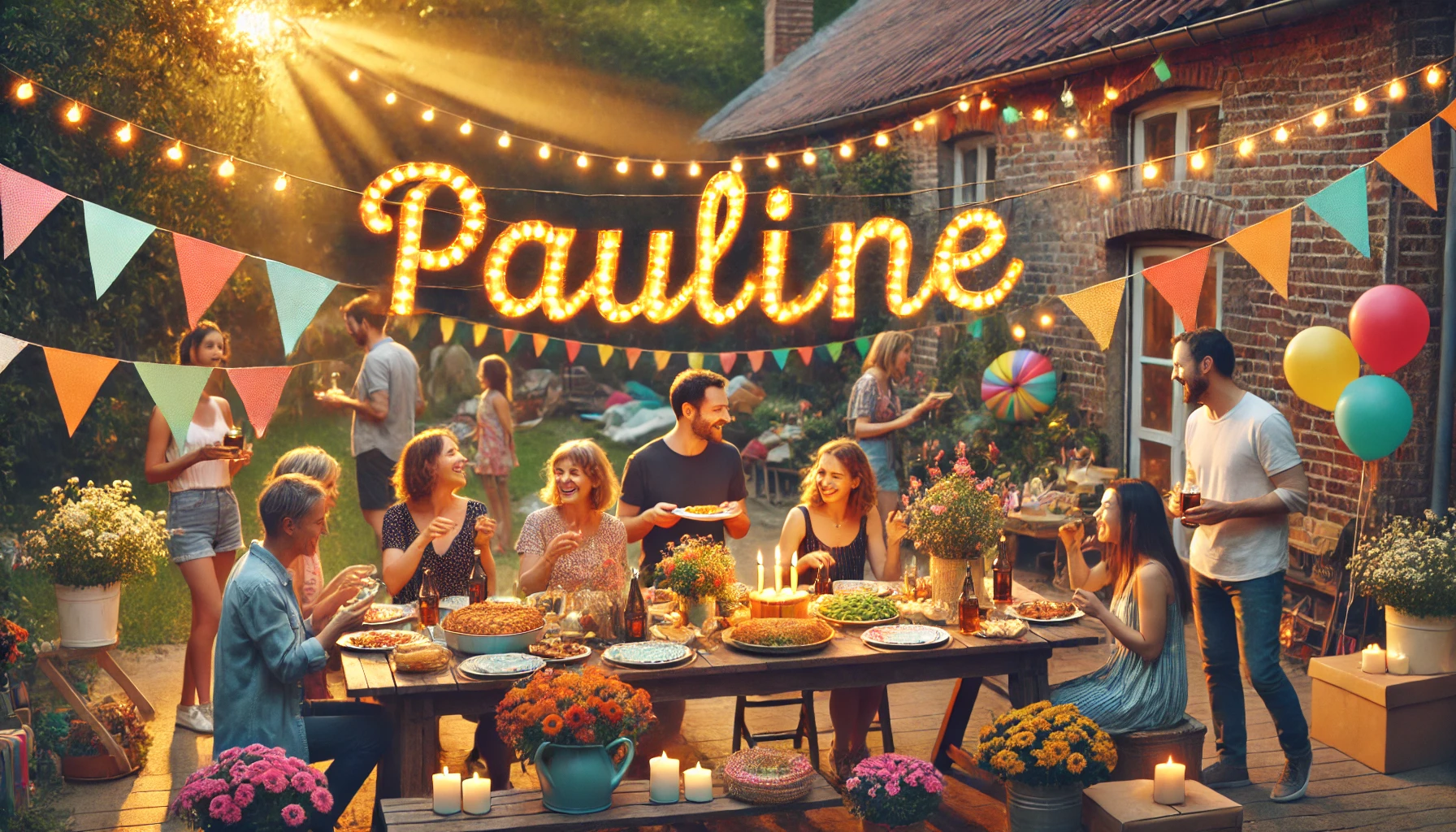 Feier des Namenstages und des Namens - Pauline