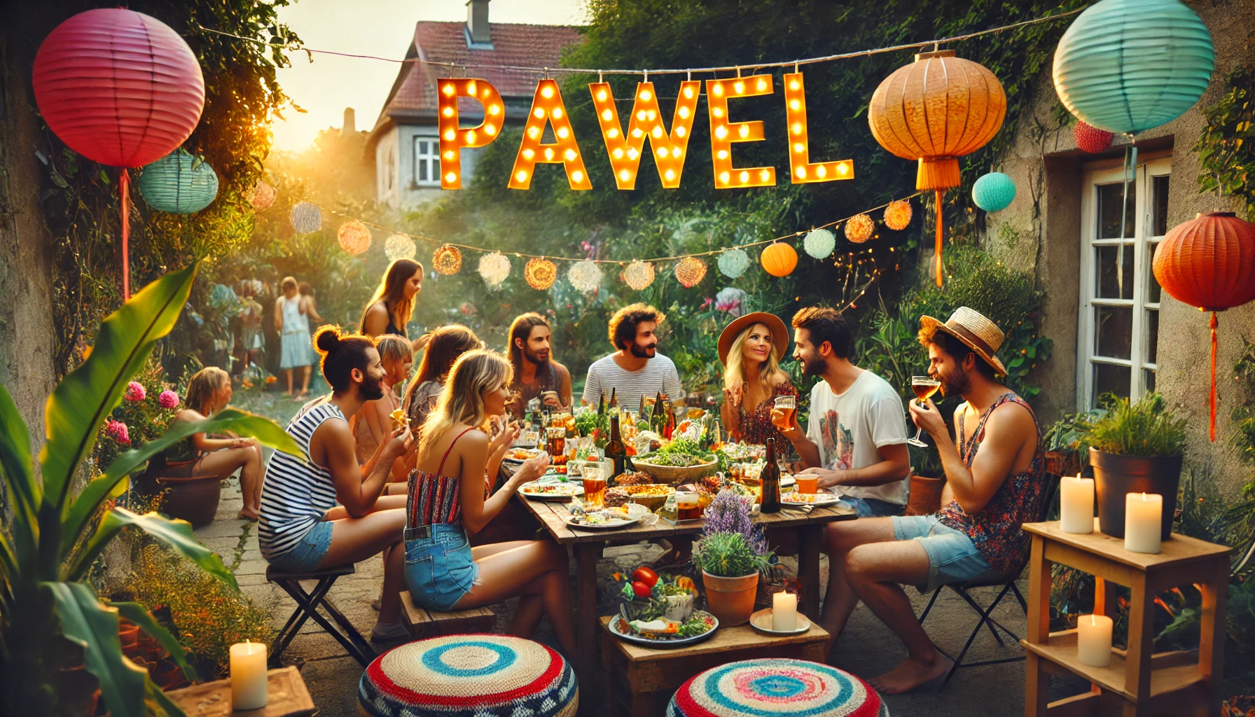 Celebration of name day and name - Paweł
