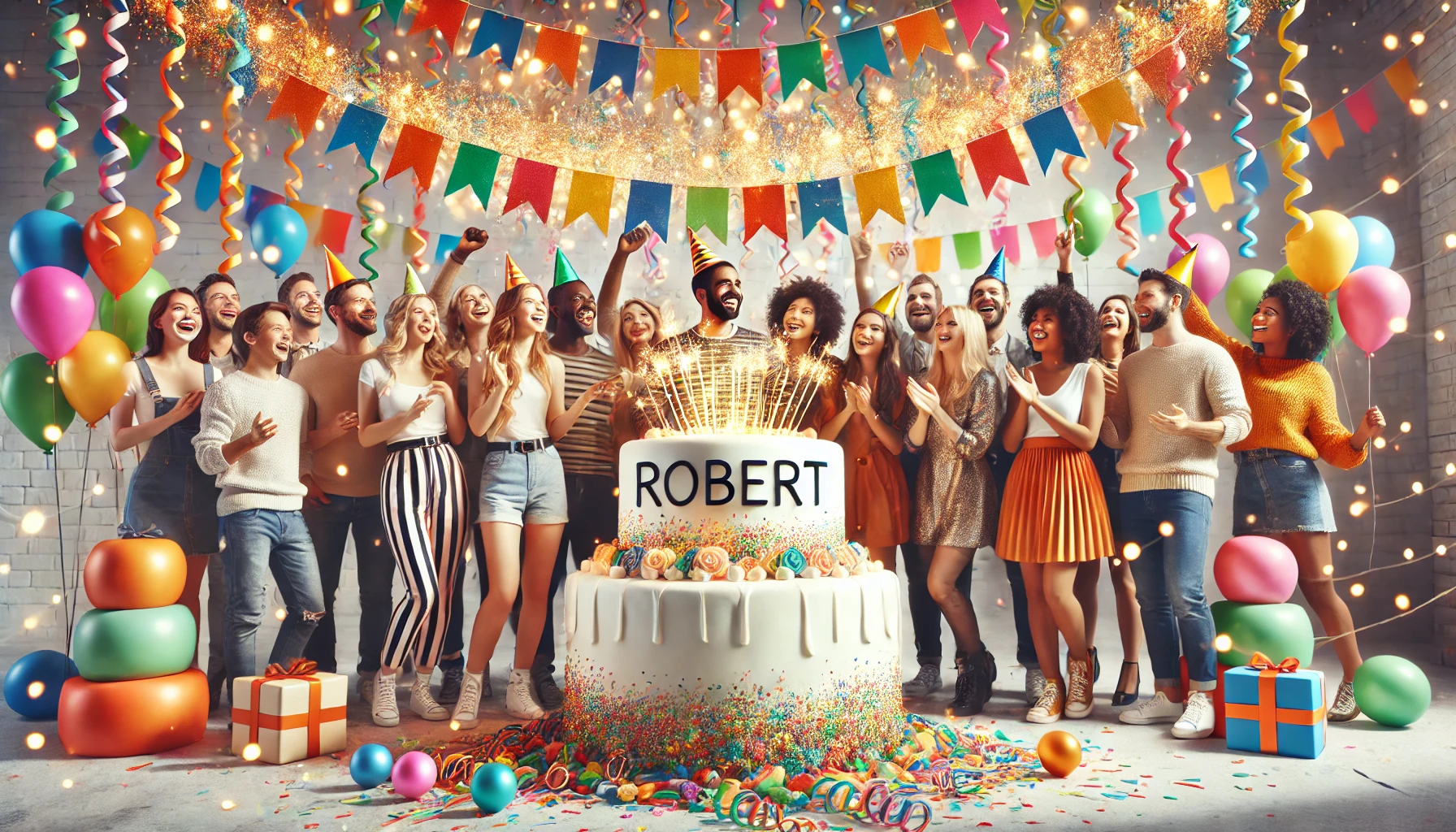Feier des Namenstages und des Namens - Robert