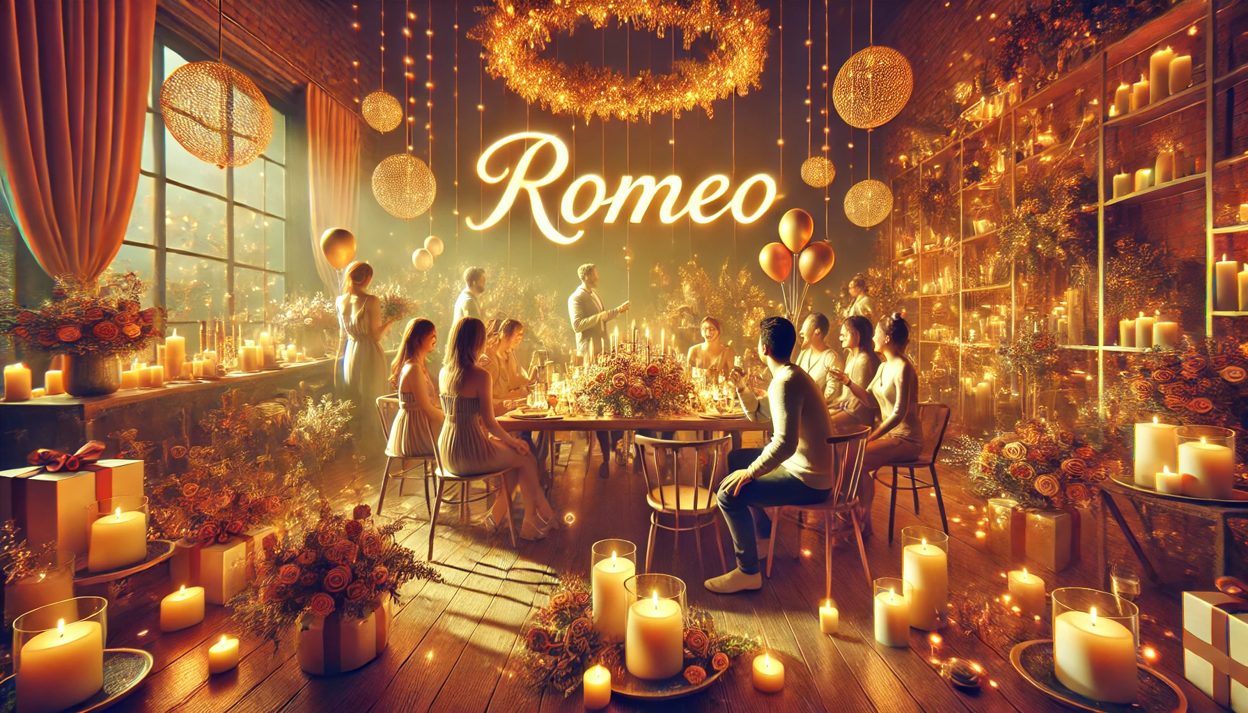 Celebration of name day and name - Romeo