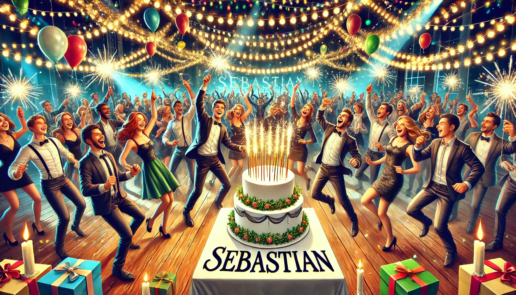Celebration of name day and name - Sebastian
