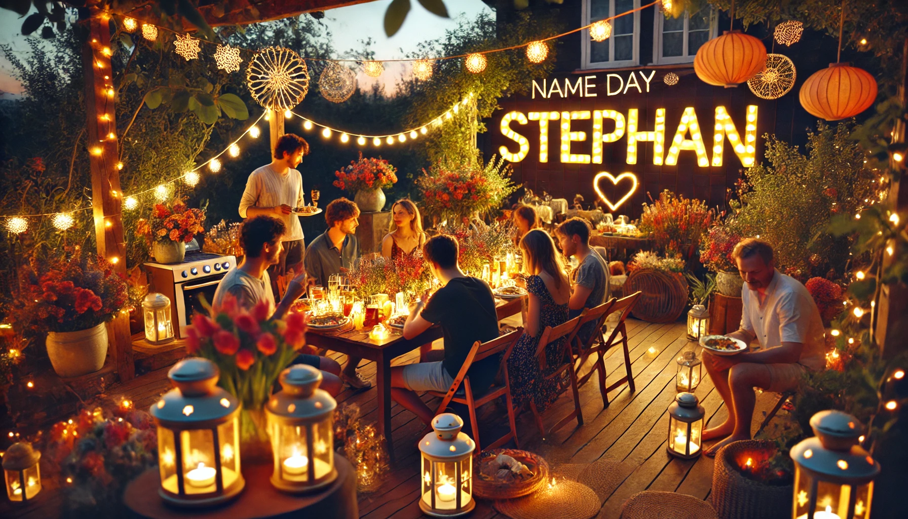 Feier des Namenstages und des Namens - Stephan
