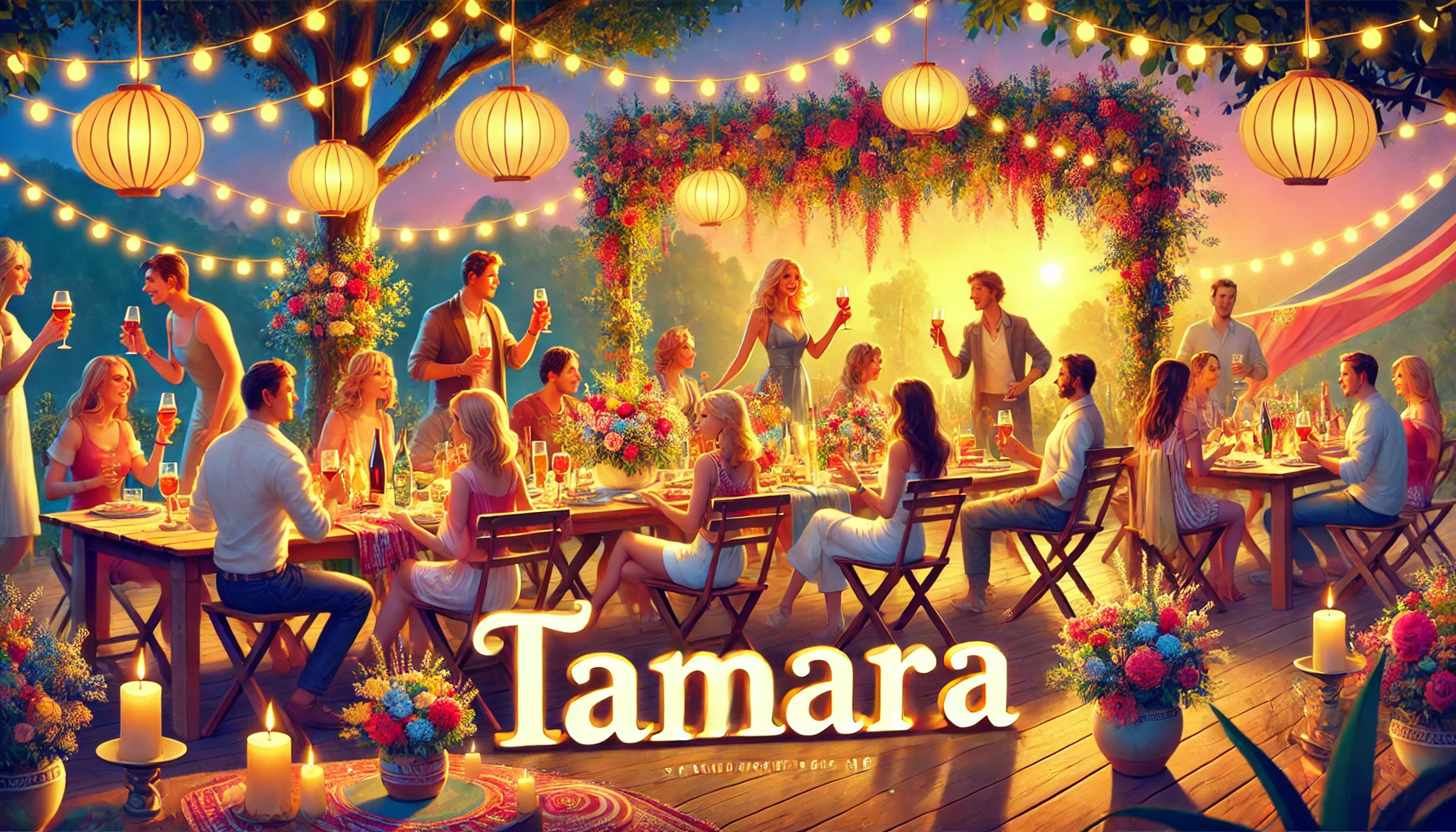 Feier des Namenstages und des Namens - Tamara