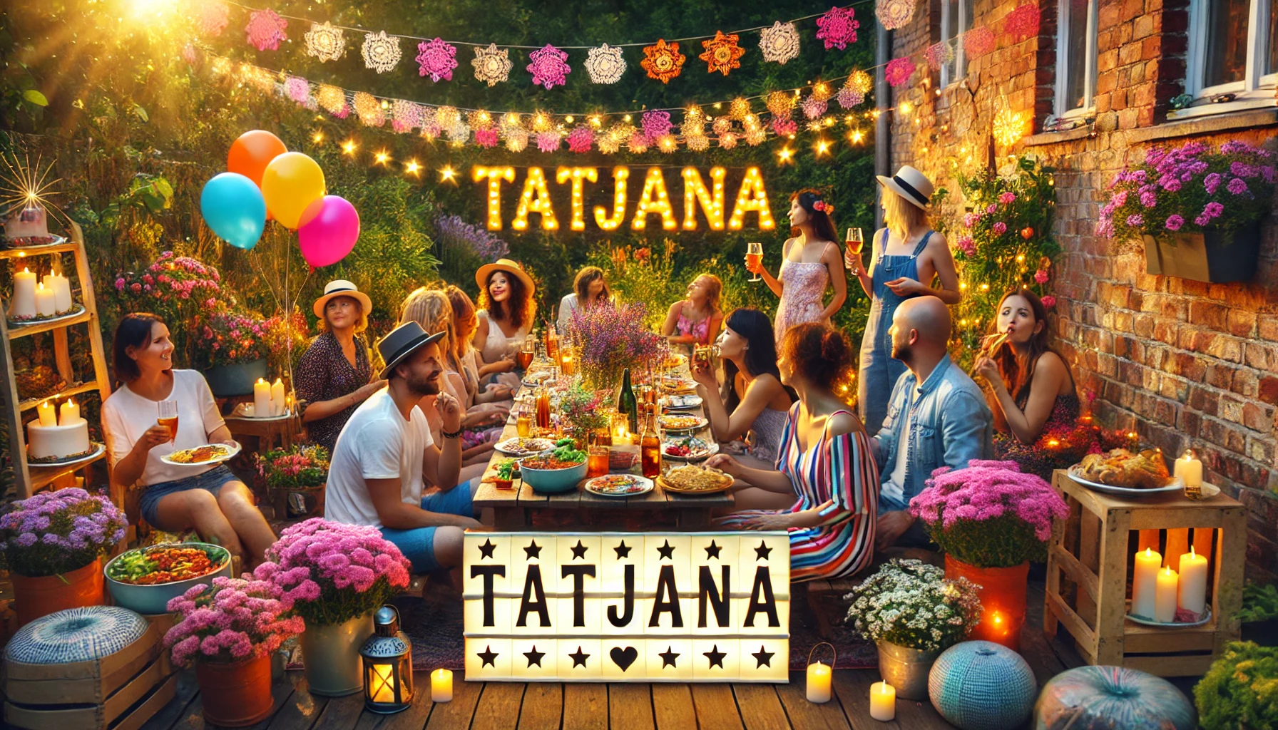 Celebration of name day and name - Tatjana
