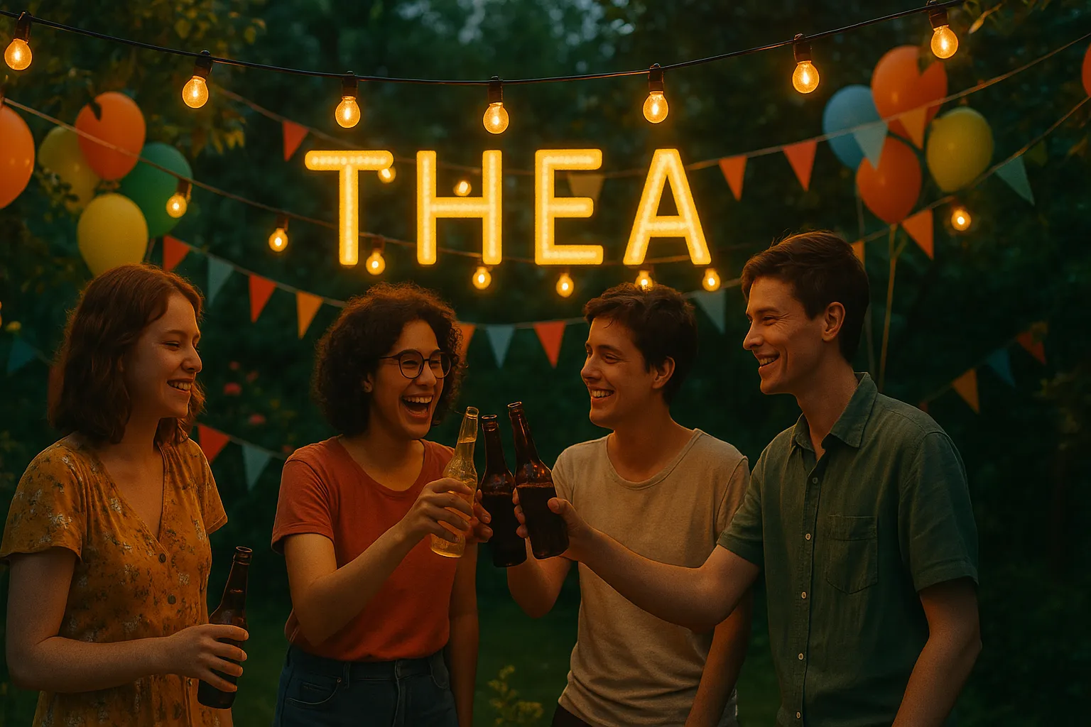 Celebration of name day and name - Thea