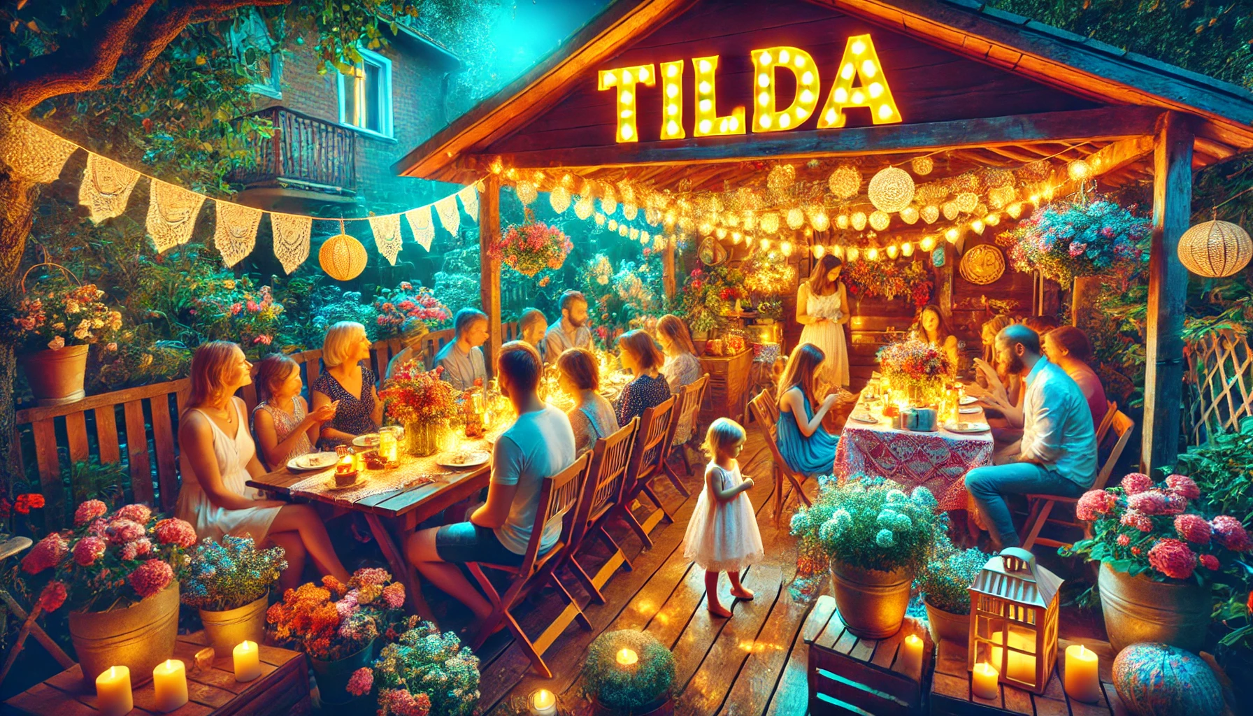 Святкаванне імянін і імянін - Tilda