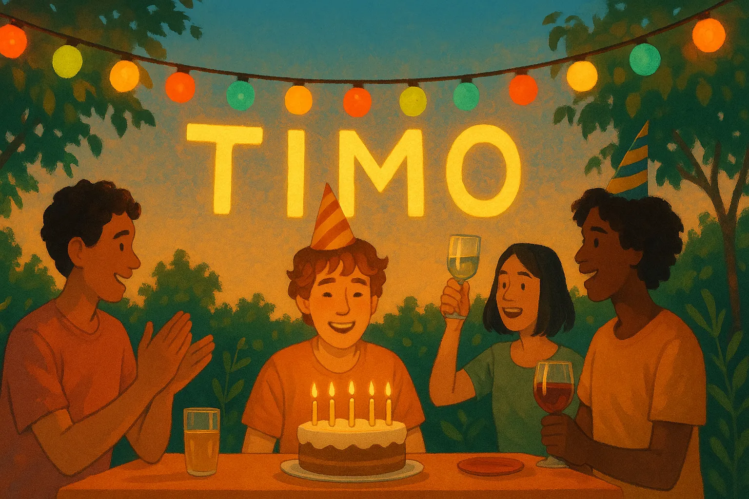 Oslava menín a mien - Timo