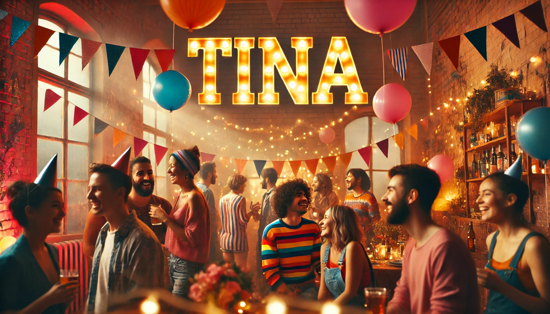 Feier des Namenstages und des Namens - Tina