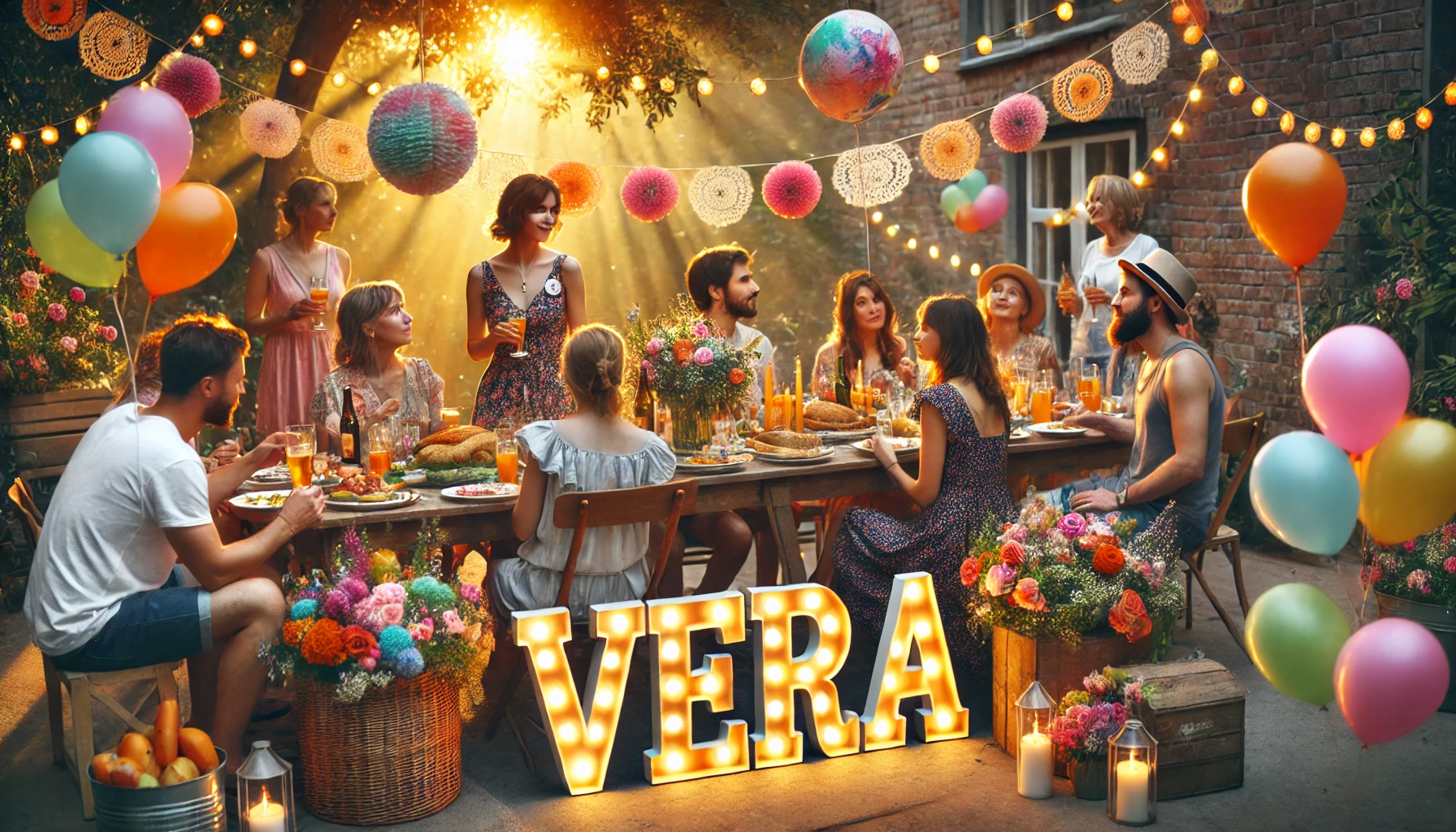 Celebration of name day and name - Vera