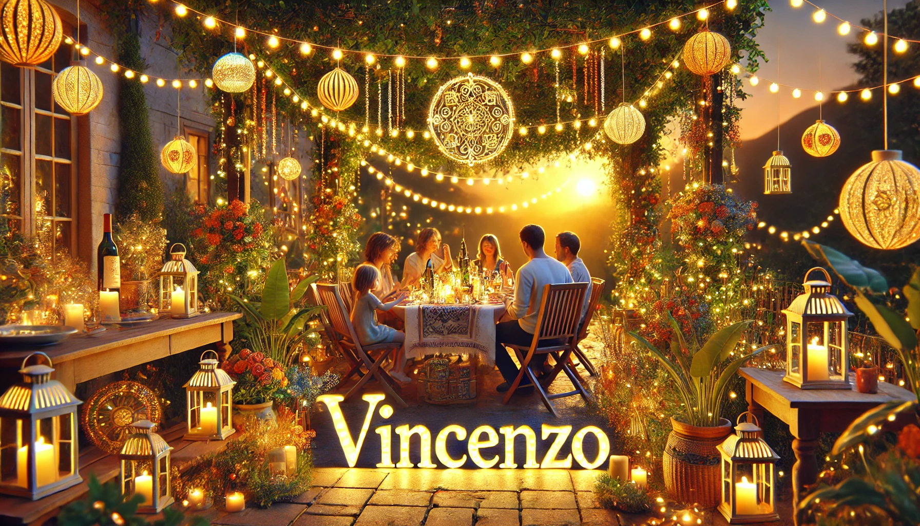 Oslava jmenin a jmenin - Vincenzo
