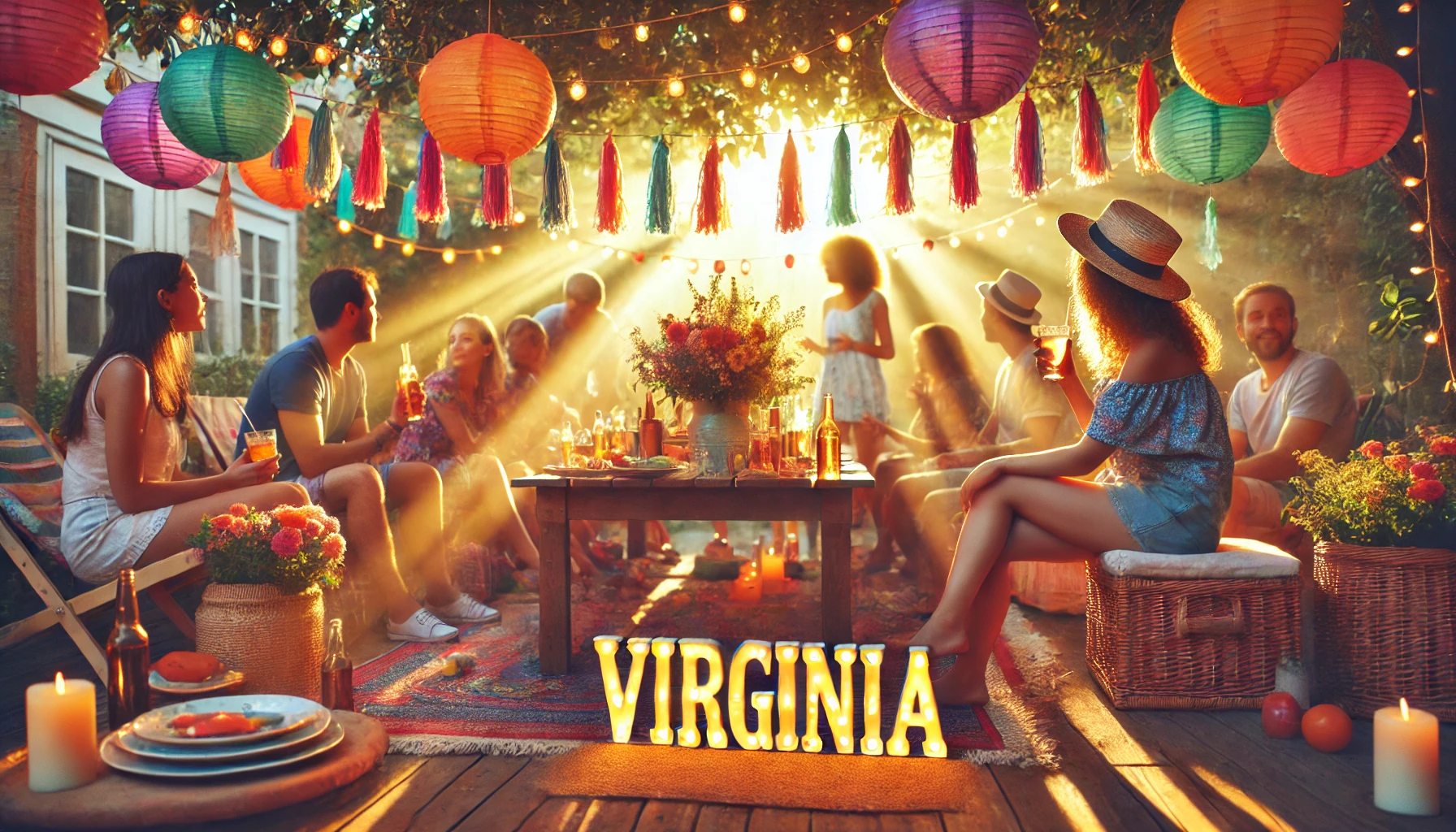 Celebration of name day and name - Virginia