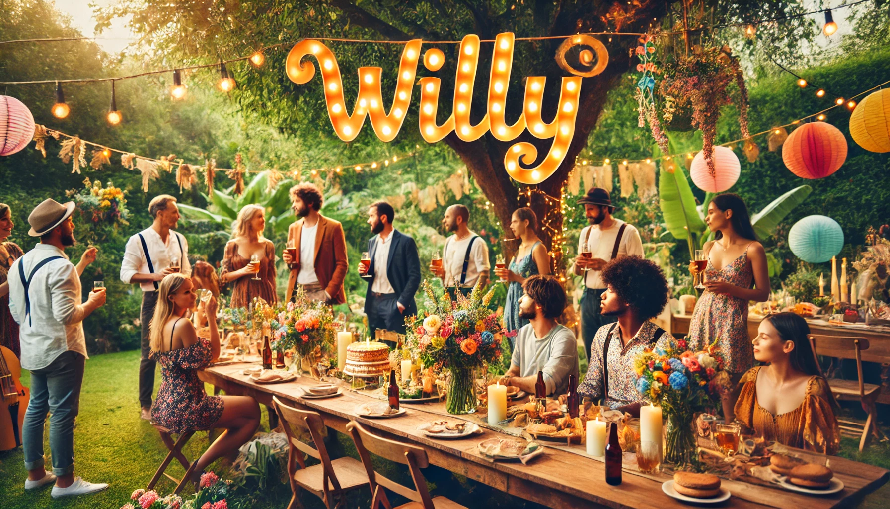 Feier des Namenstages und des Namens - Willy
