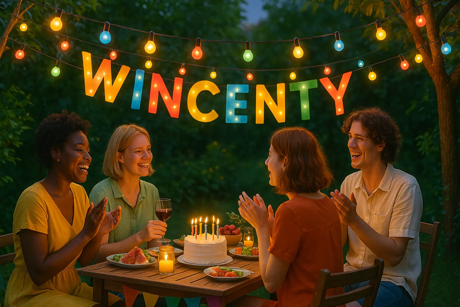 Celebration of name day and name - Wincenty