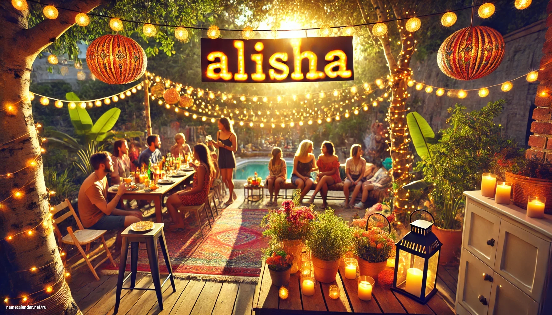 Празднование именин и именин - Alisha