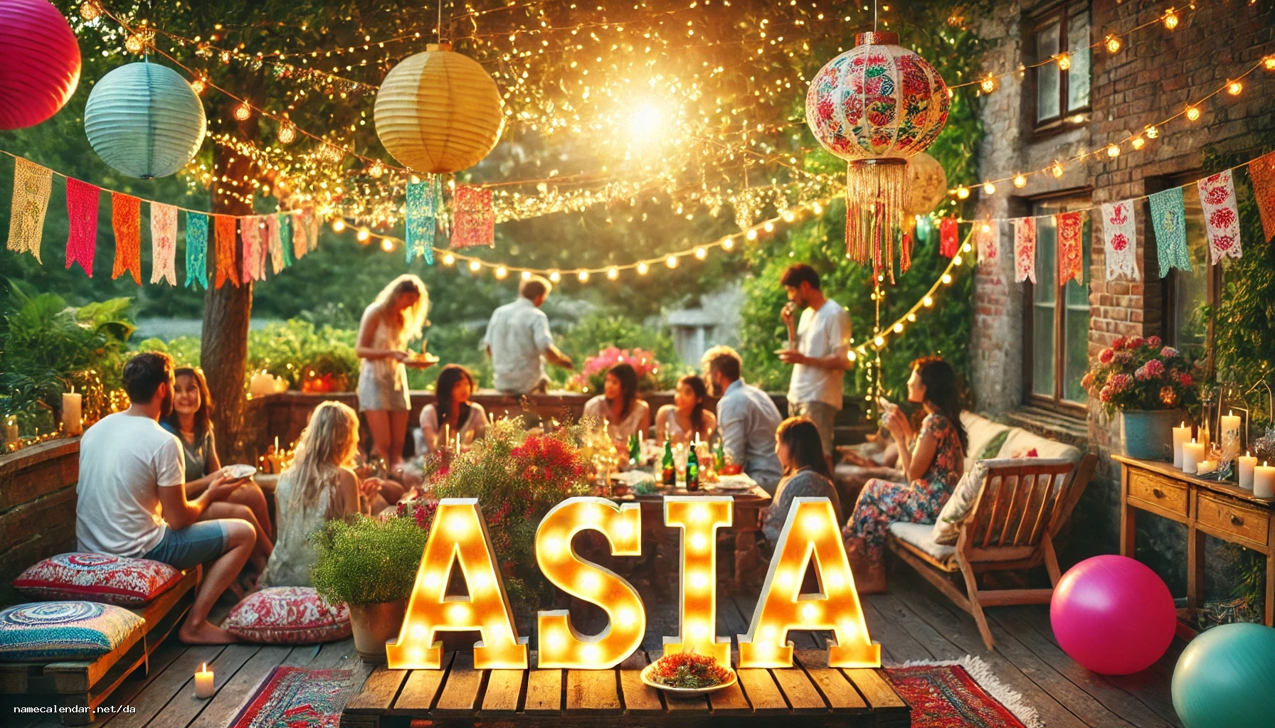 Fejring af navnedag og navn - Asia