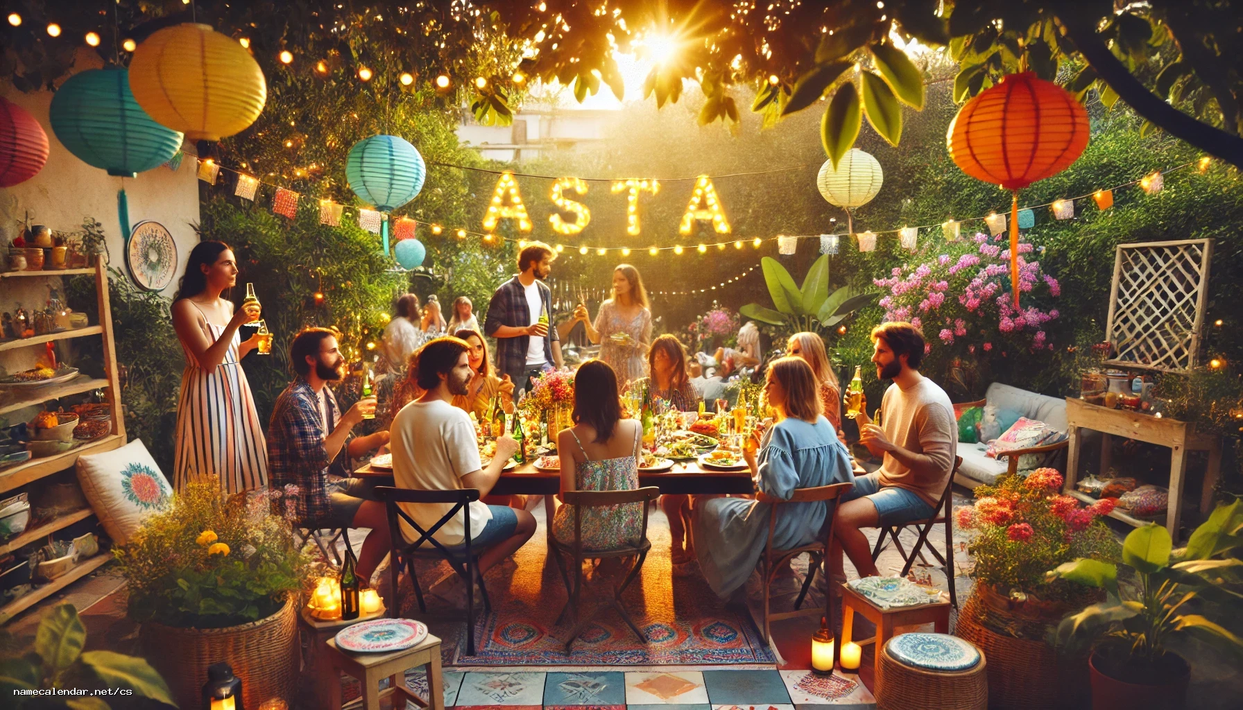 Oslava jmenin a jmenin - Åsta