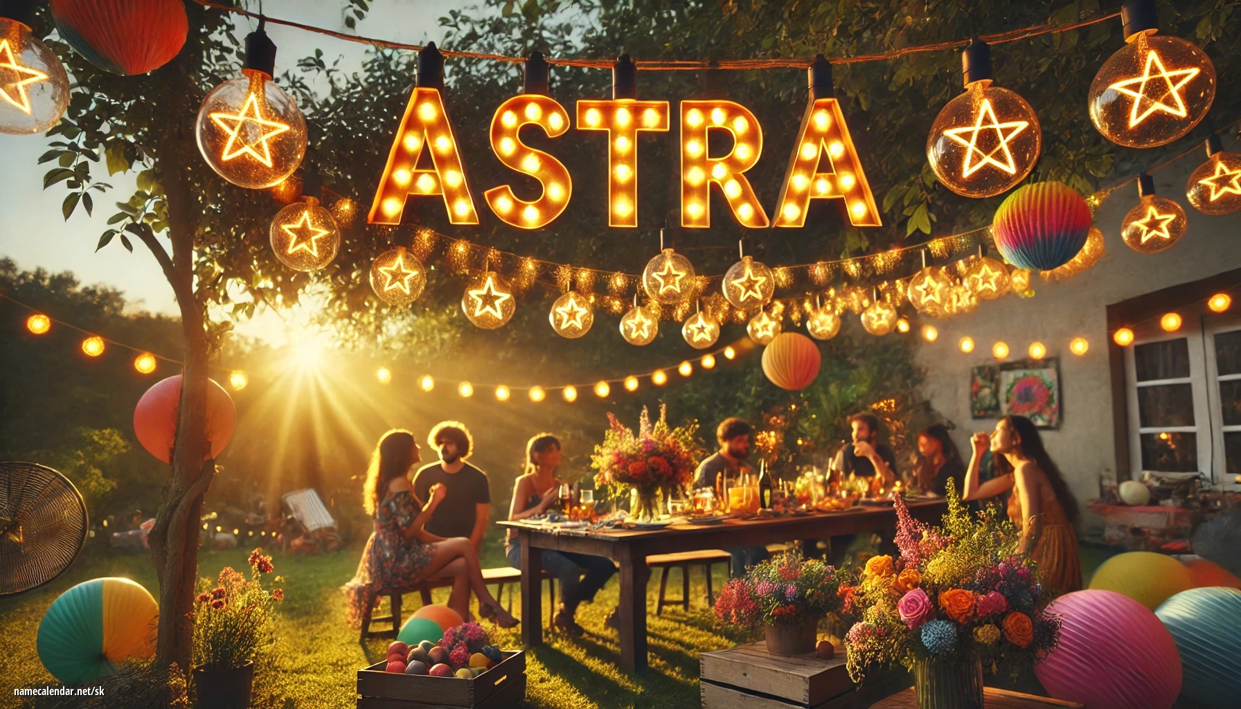 Oslava menín a mien - Astra