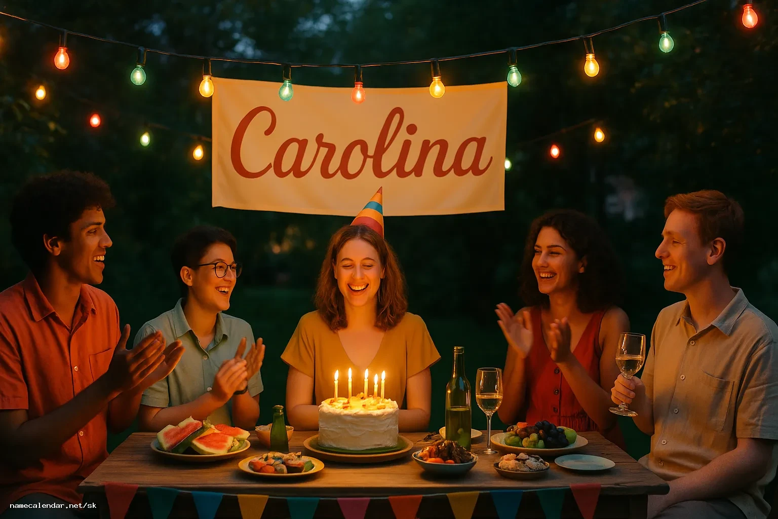 Oslava menín a mien - Carolina