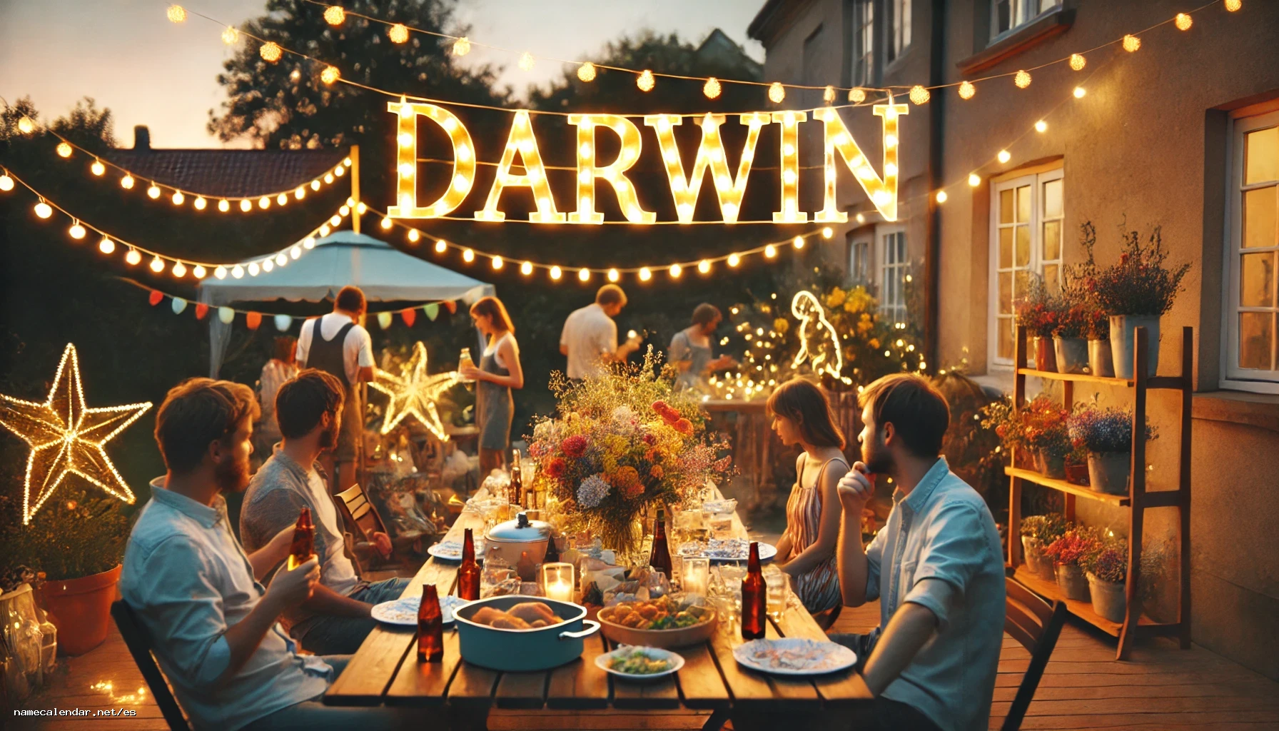 Celebración del onomástico y del nombre - Darwin