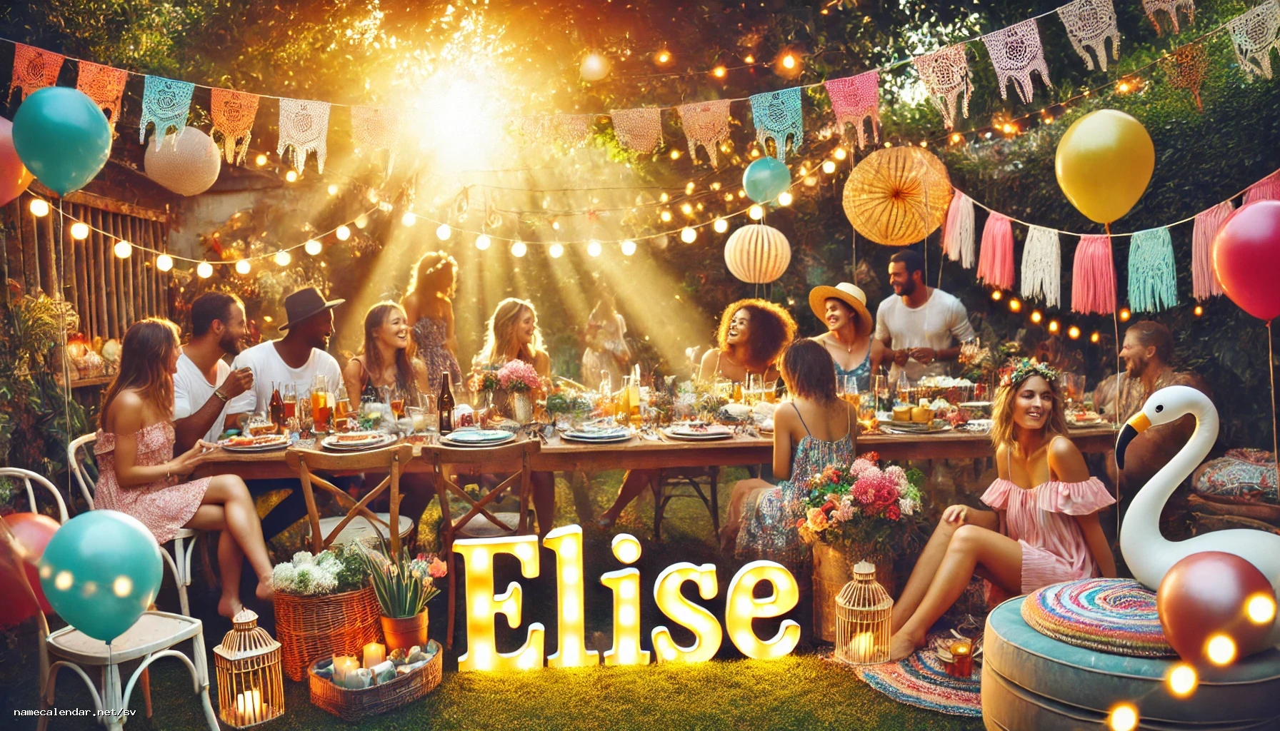 Firande av namnsdag och namn - Elise