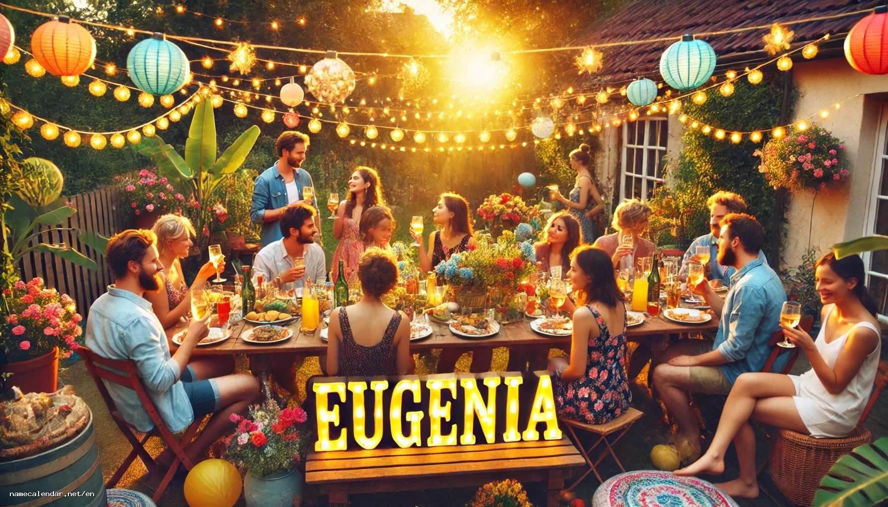 Celebration of name day and name - Eugénia