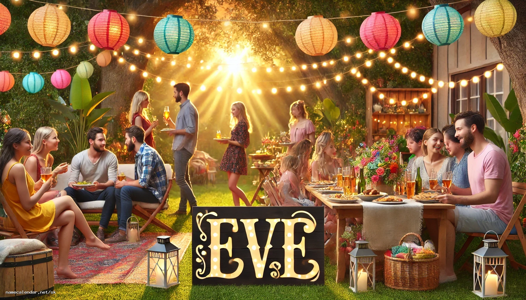 Oslava menín a mien - Eve