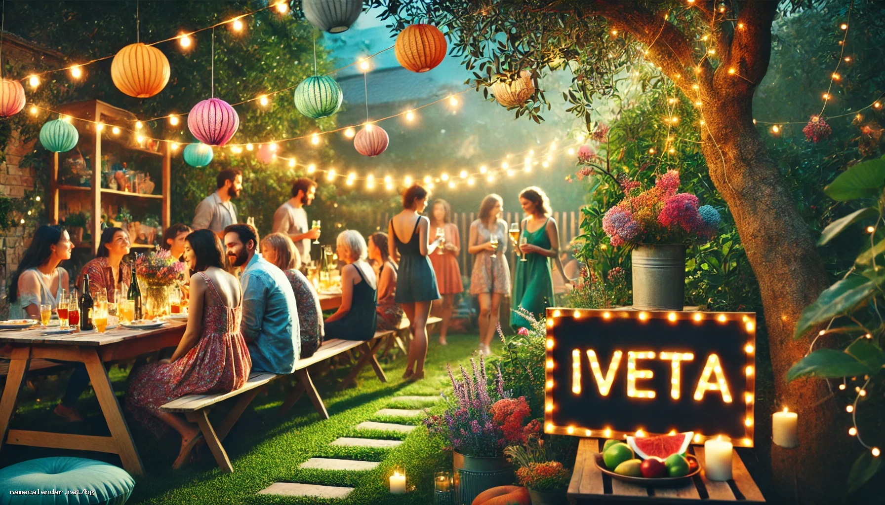 Празнуване на имен ден и име - Iveta