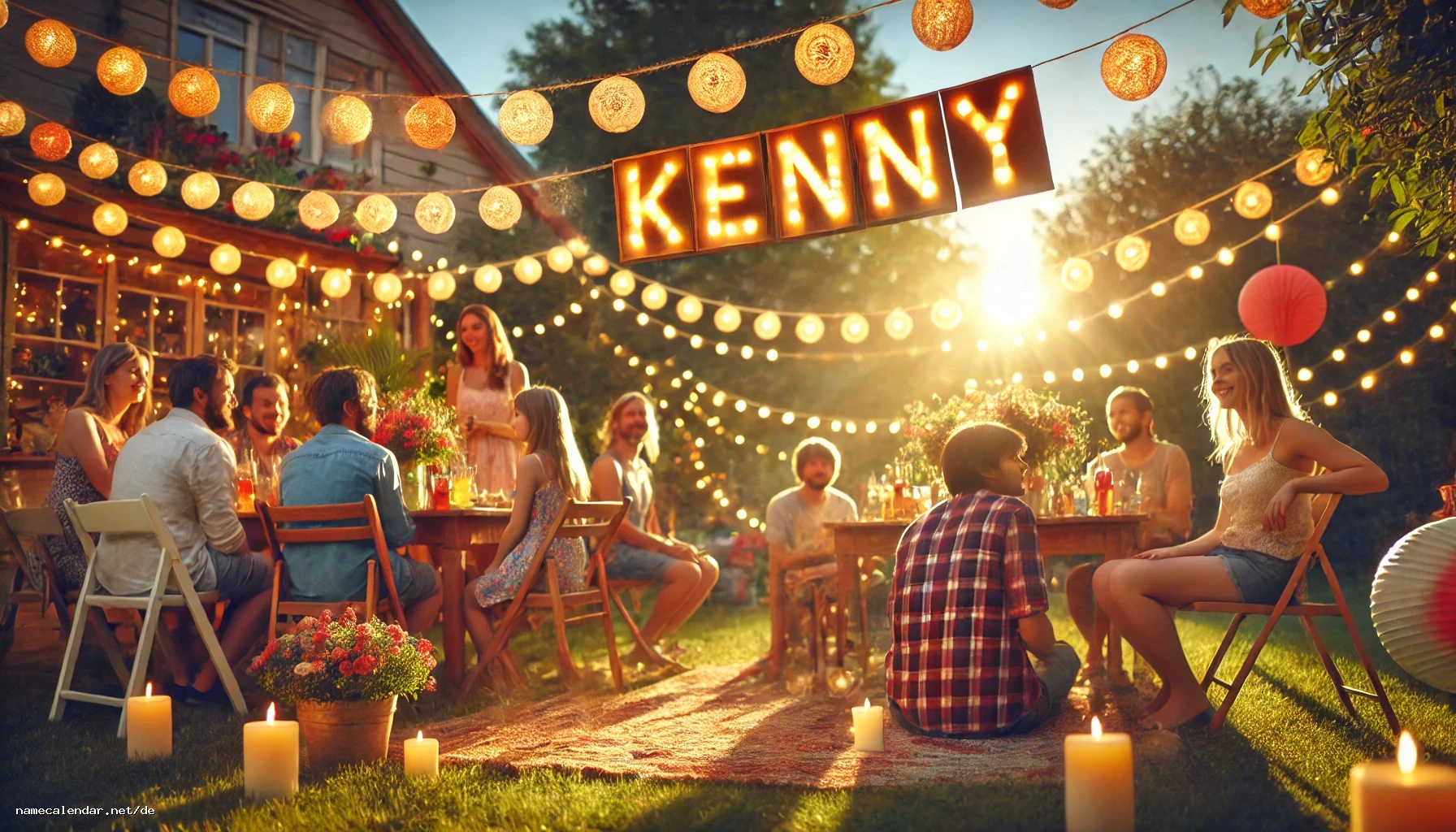 Feier des Namenstages und des Namens - Kenny