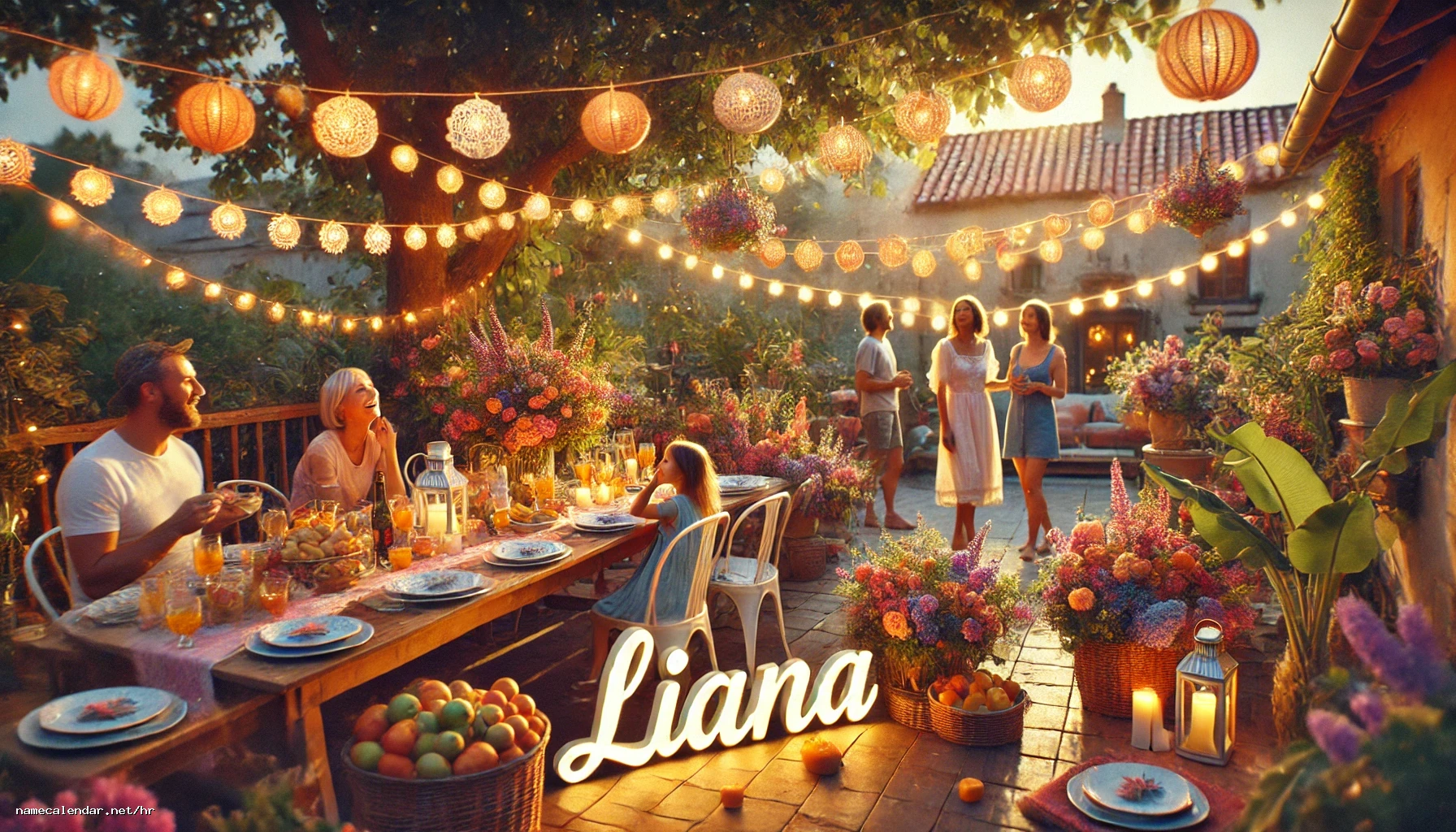 Proslava imendana i imendana - Liana