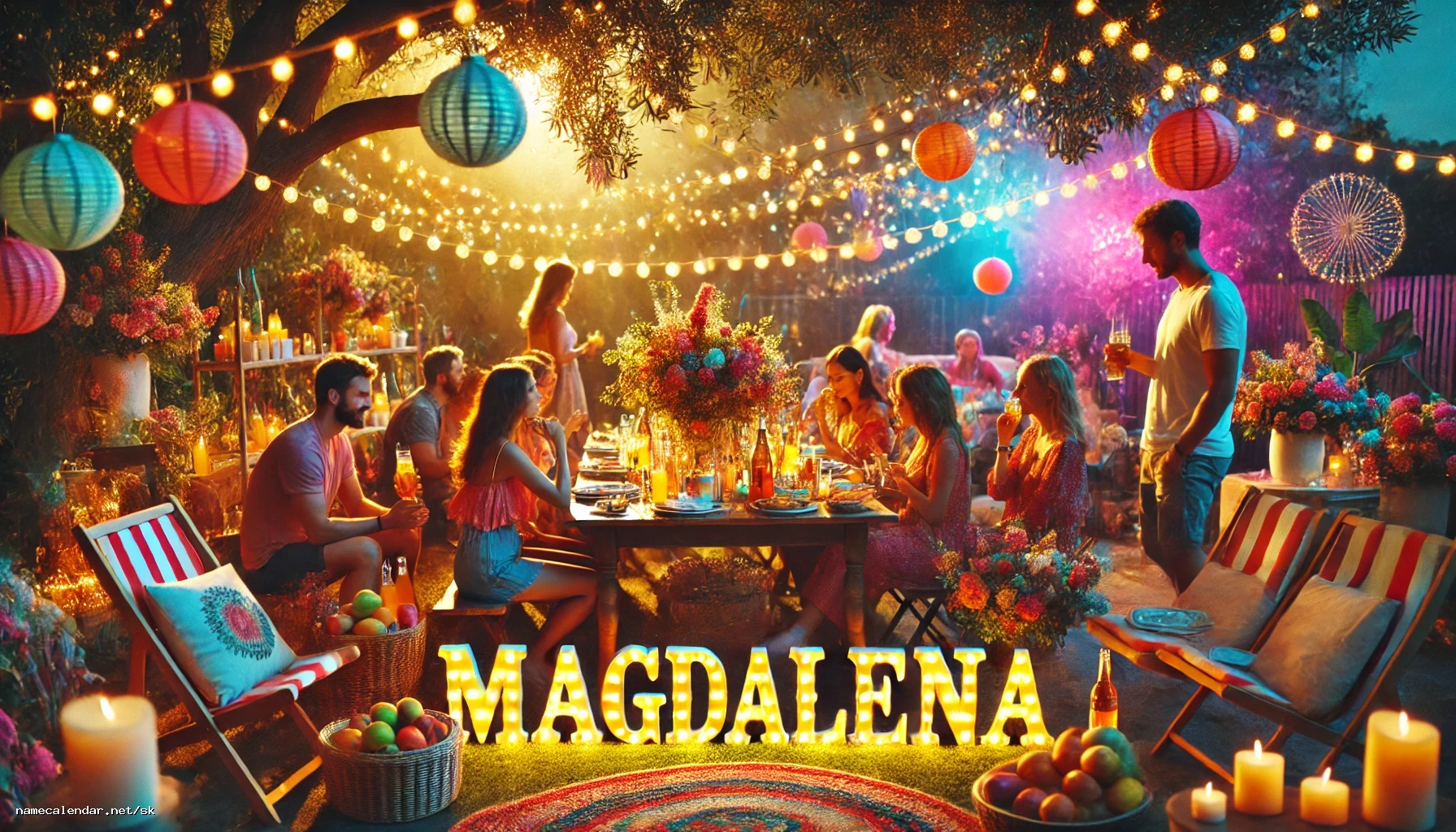 Oslava menín a mien - Magdalena