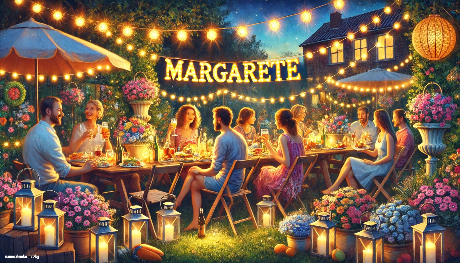 Празнуване на имен ден и име - Margarete