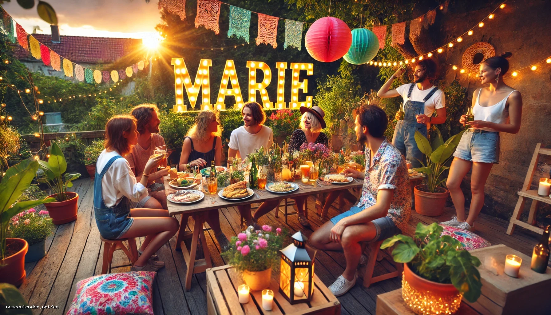 Celebration of name day and name - Marie