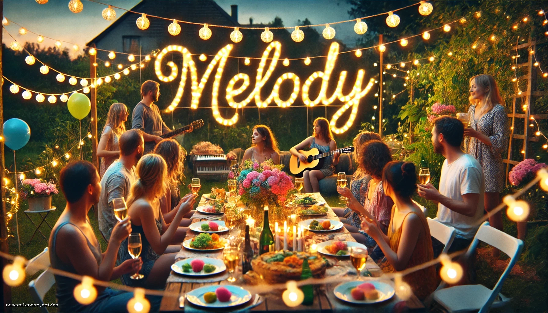 Feiring av navnedag og navn - Melody