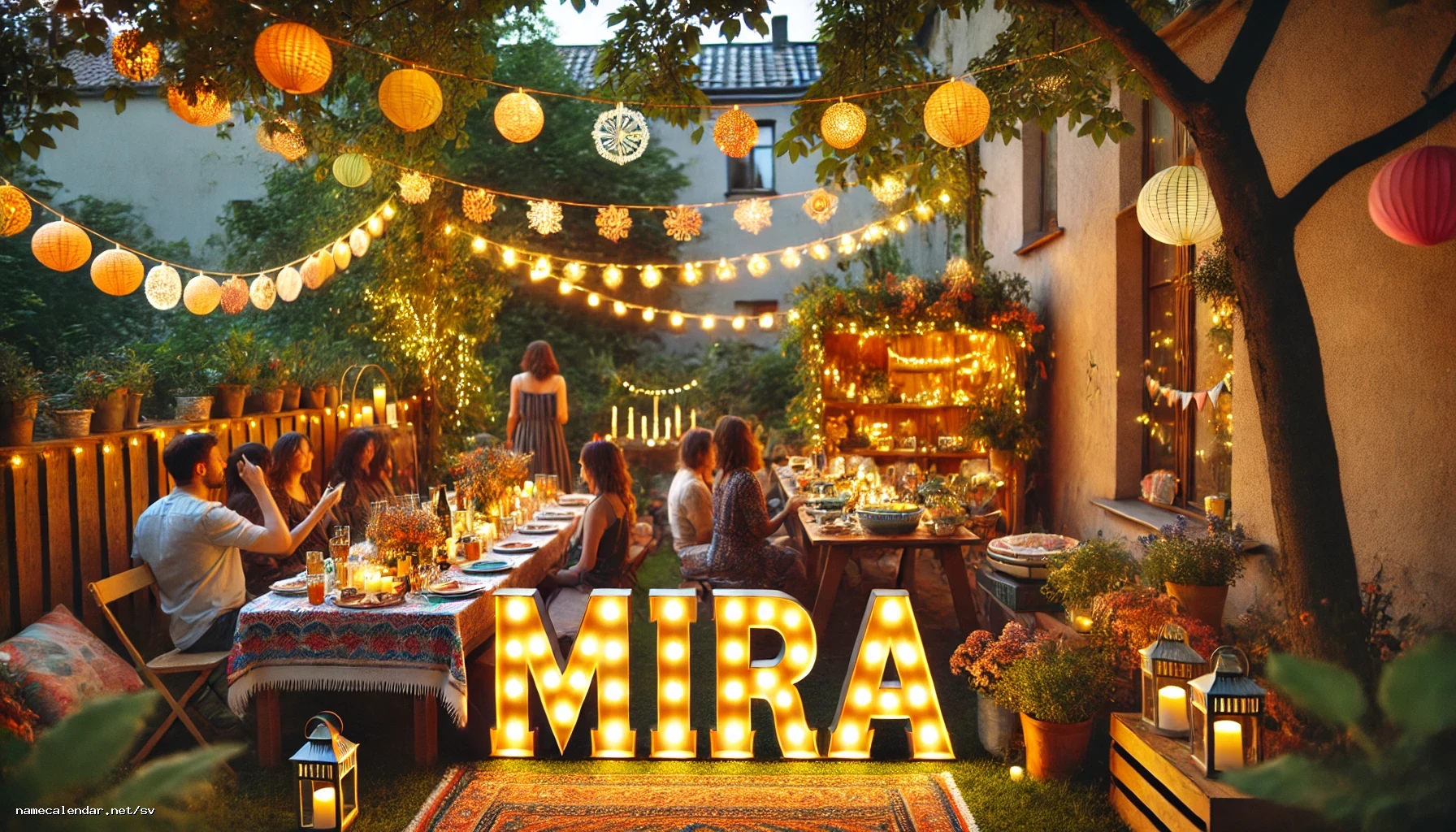 Firande av namnsdag och namn - Mira