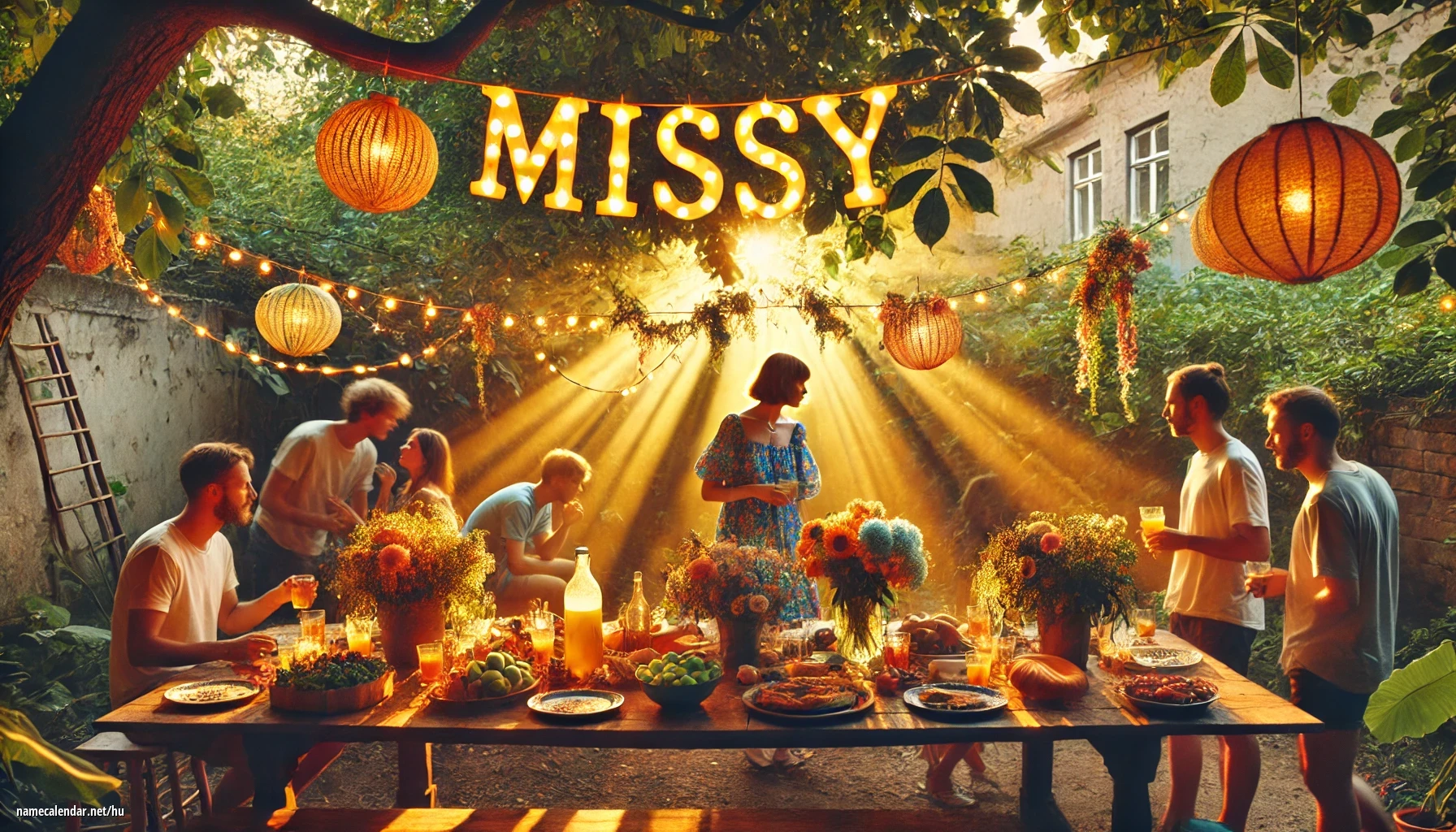Névnap és név megünneplése - Missy