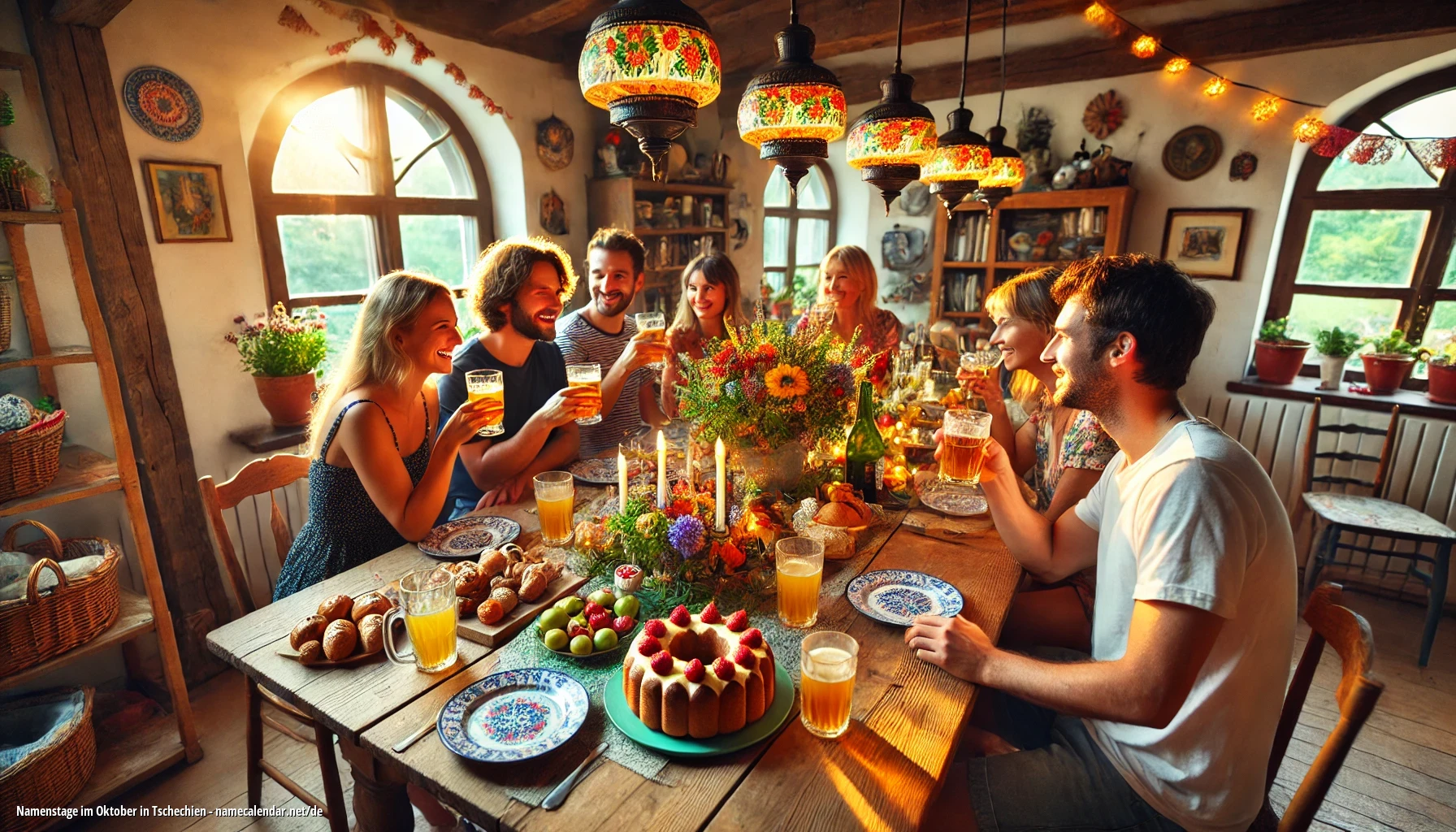 Feier des Namenstages und des Namens in Tschechien