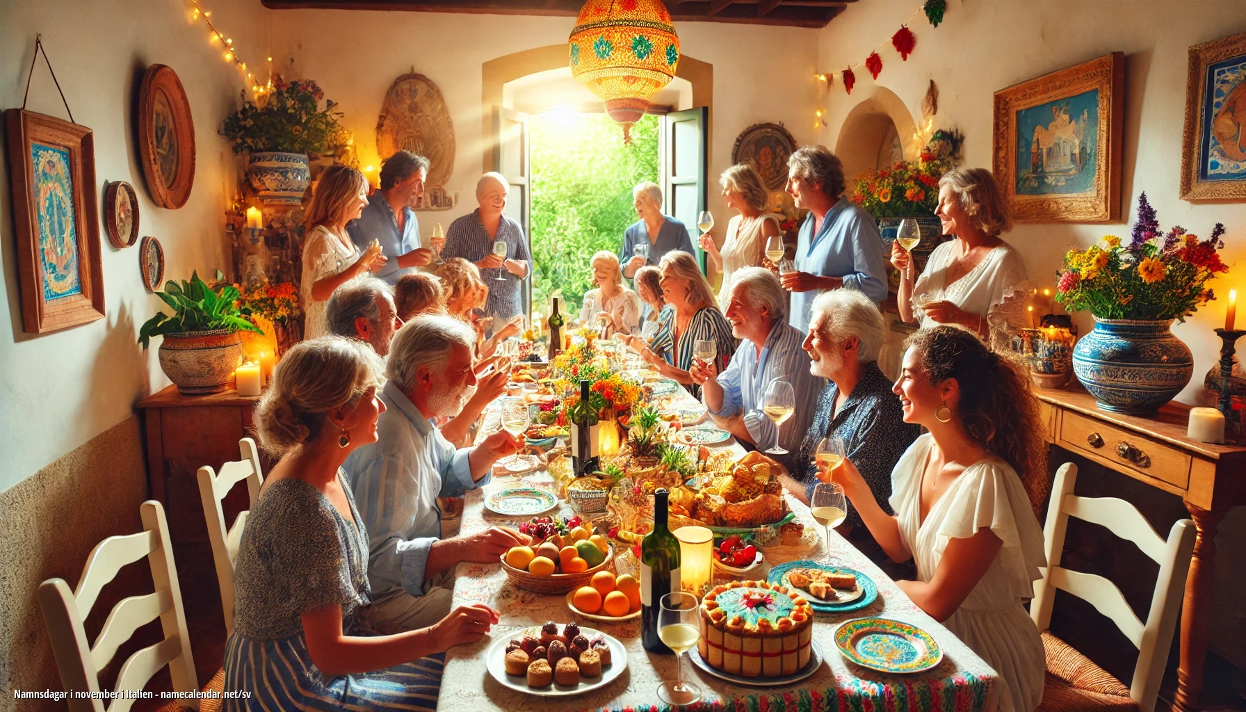 Firande av namnsdag och namn i Italien