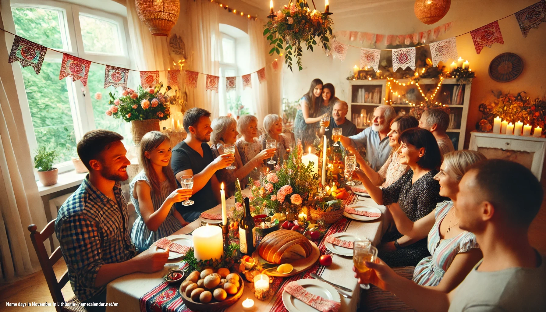 Celebration of name day and name in Lithuania