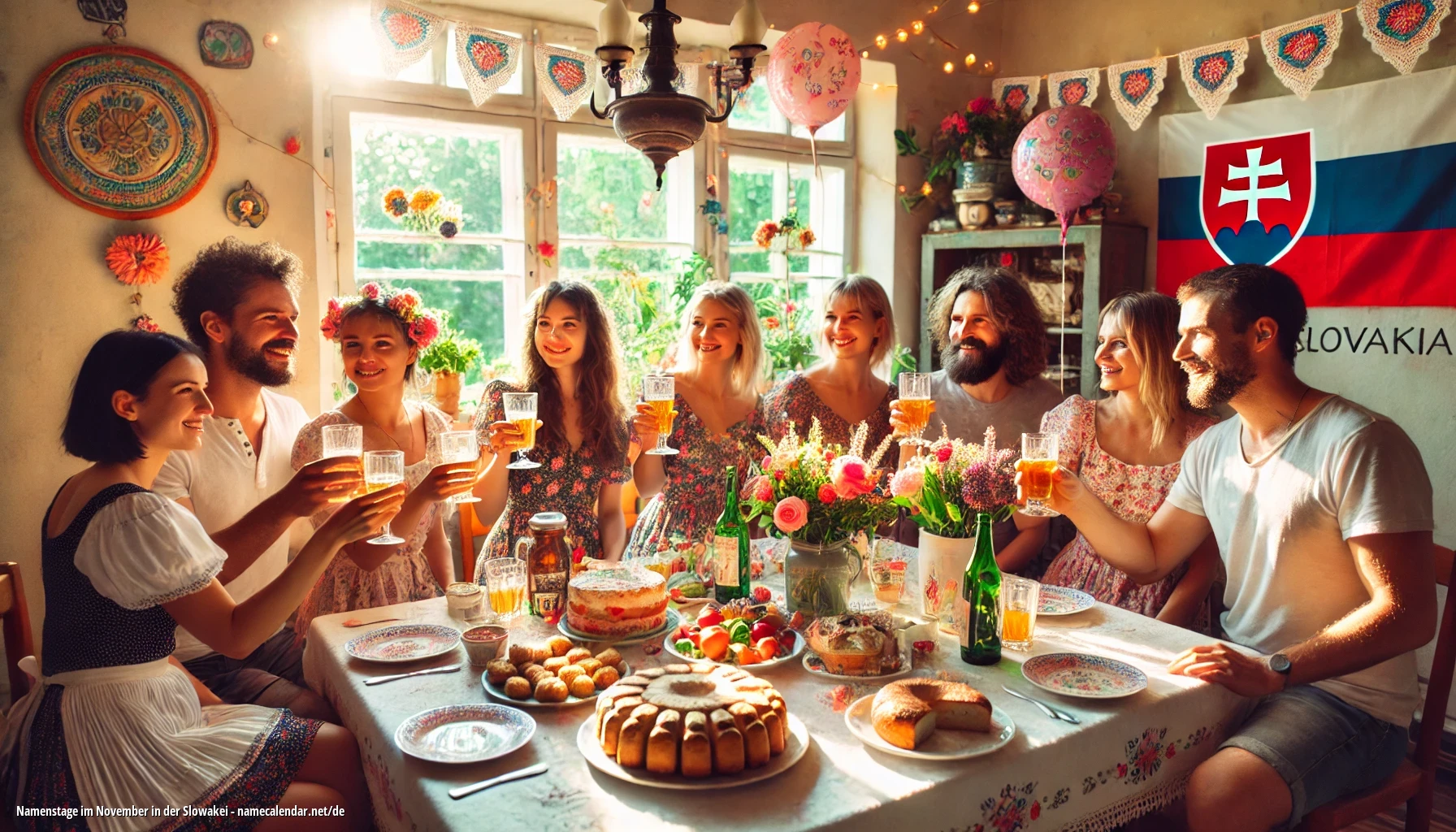 Feier des Namenstages und des Namens in der Slowakei Feier des Namenstages und des Namens in der Slowakei