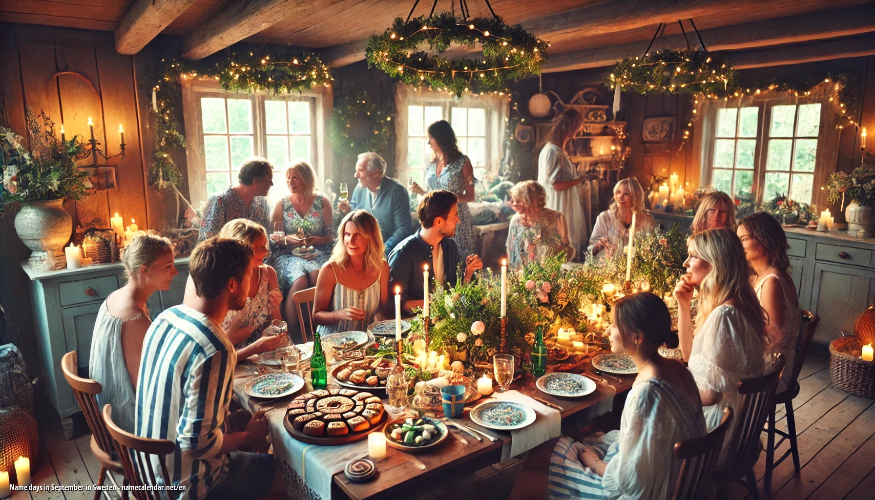 Celebration of name day and name in Sweden